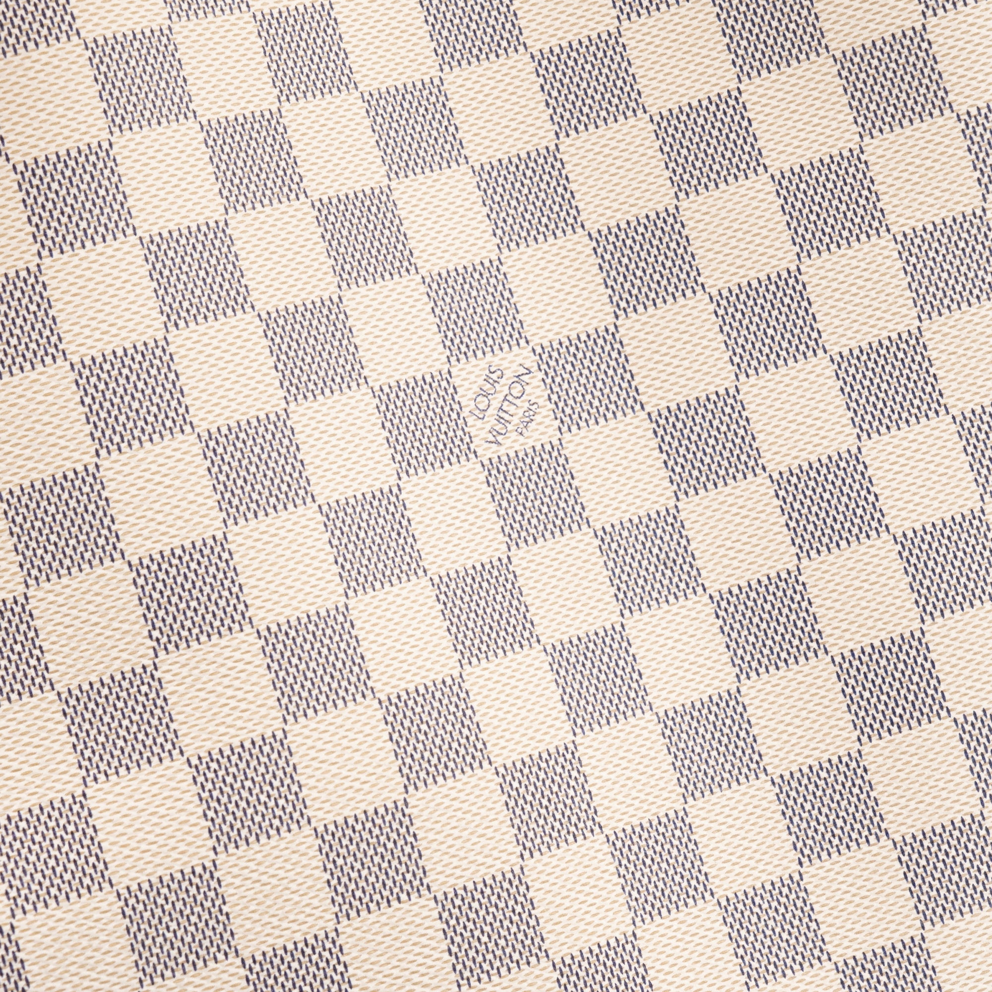 LOUIS VUITTON - Sac cabas Artsy Louis Vuitton en toile enduite damier azur