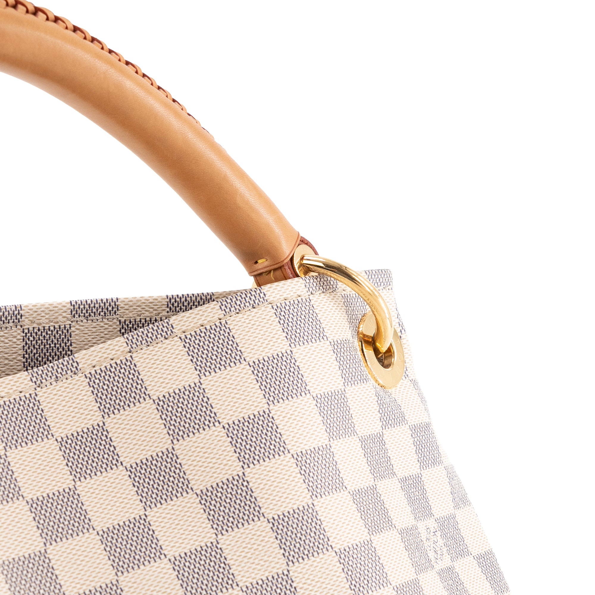 LOUIS VUITTON - Sac cabas Artsy Louis Vuitton en toile enduite damier azur