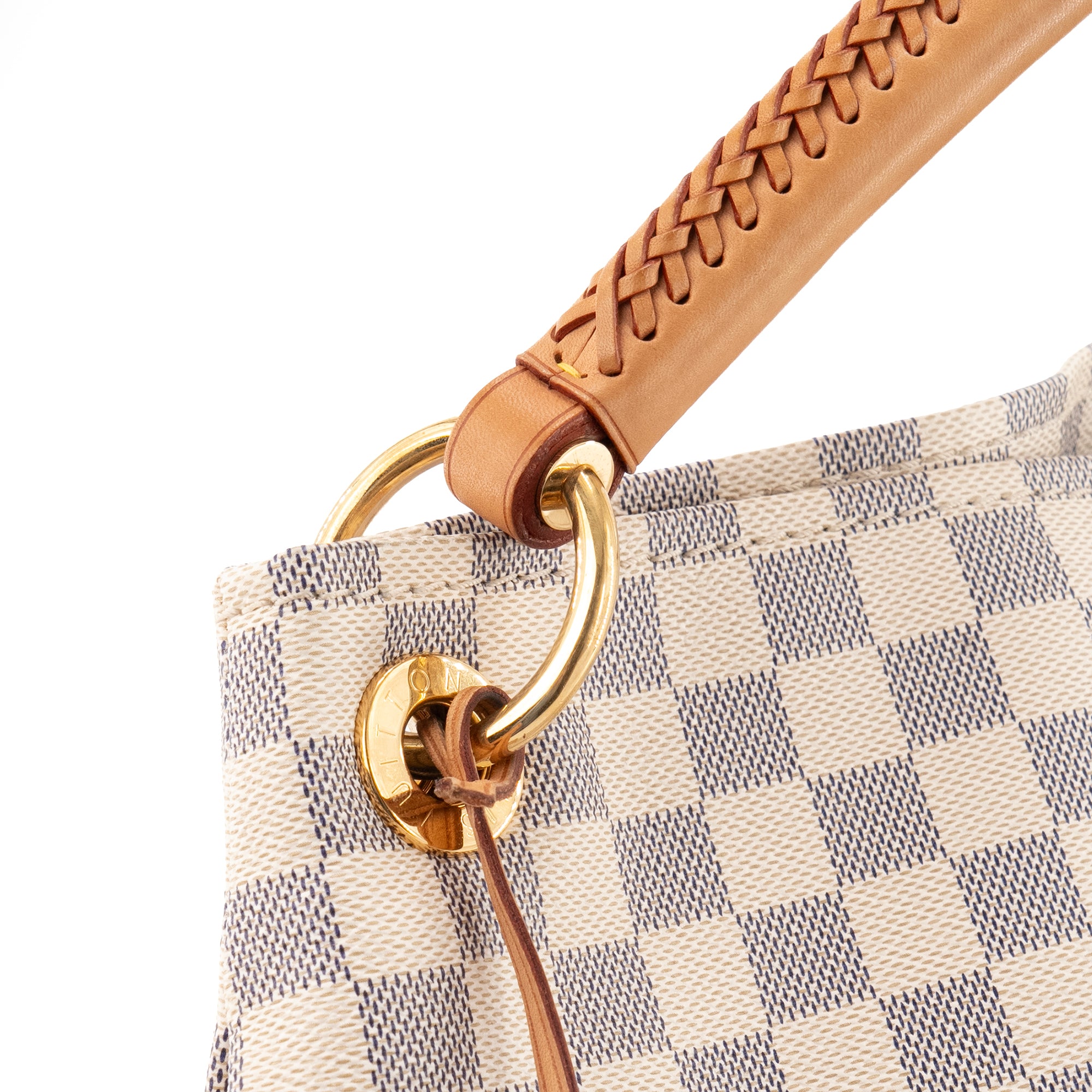 LOUIS VUITTON - Sac cabas Artsy Louis Vuitton en toile enduite damier azur