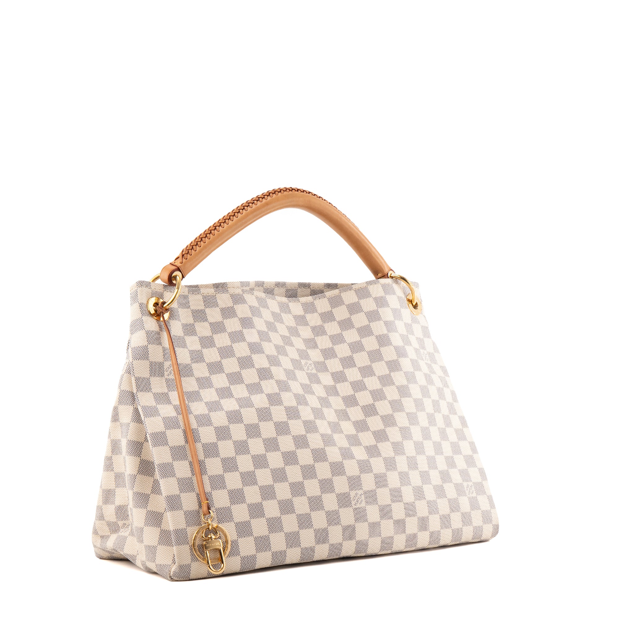 LOUIS VUITTON - Sac cabas Artsy Louis Vuitton en toile enduite damier azur