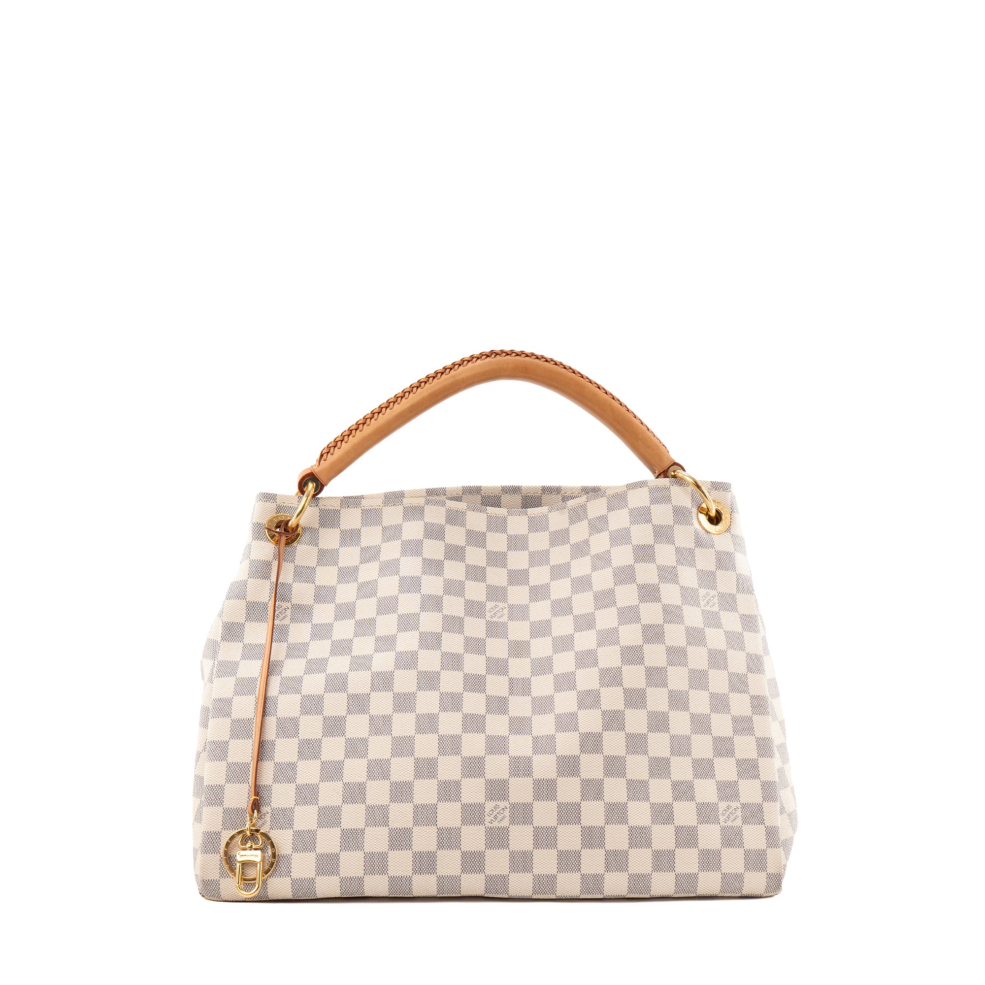 LOUIS VUITTON - Sac cabas Artsy Louis Vuitton en toile enduite damier azur