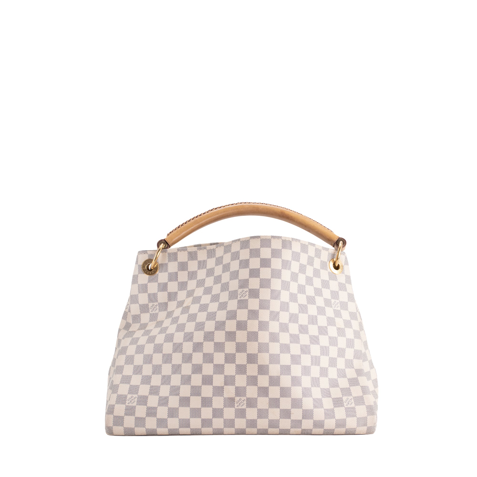 LOUIS VUITTON - Sac cabas Artsy Louis Vuitton en toile enduite damier azur