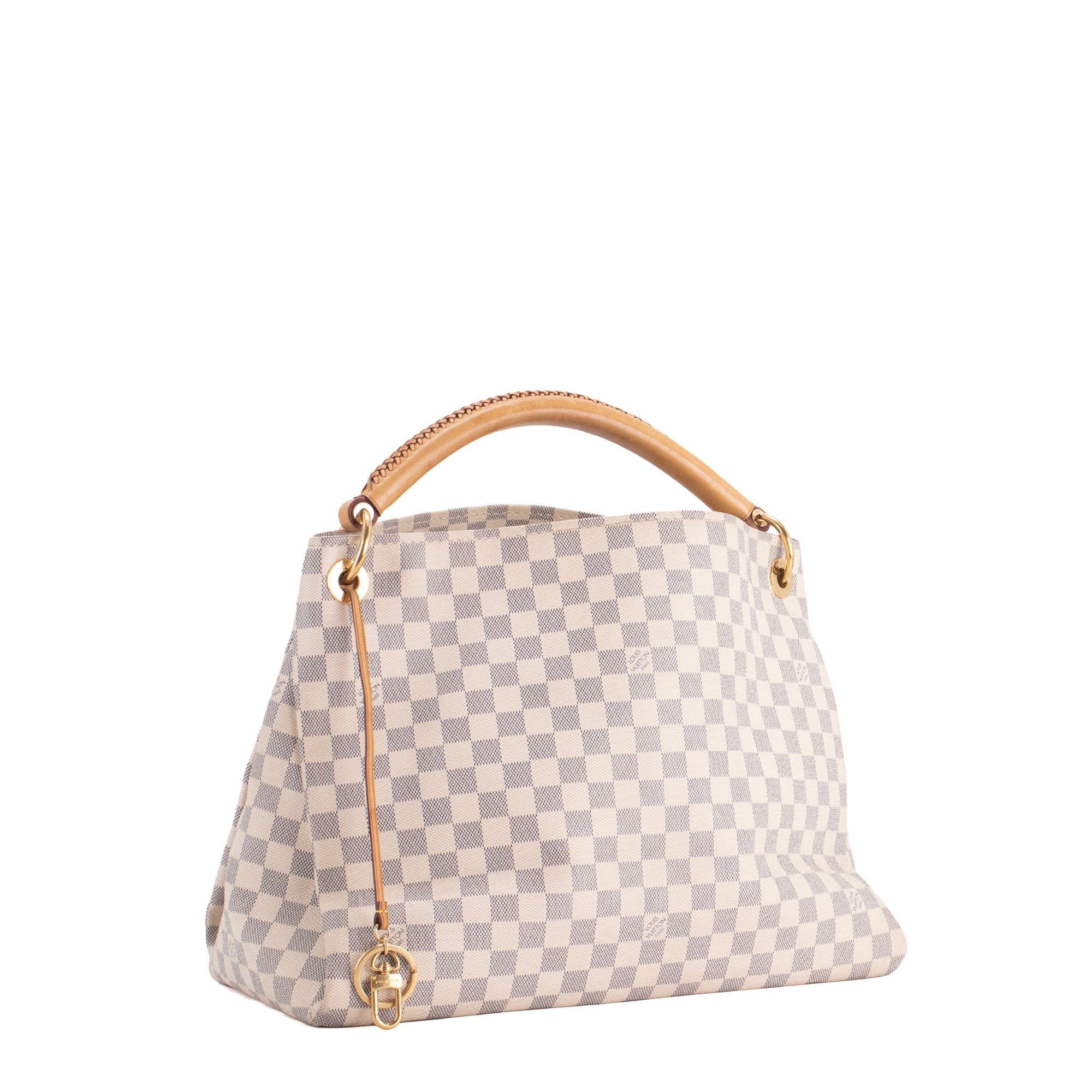 LOUIS VUITTON - Sac cabas Artsy Louis Vuitton en toile enduite damier azur