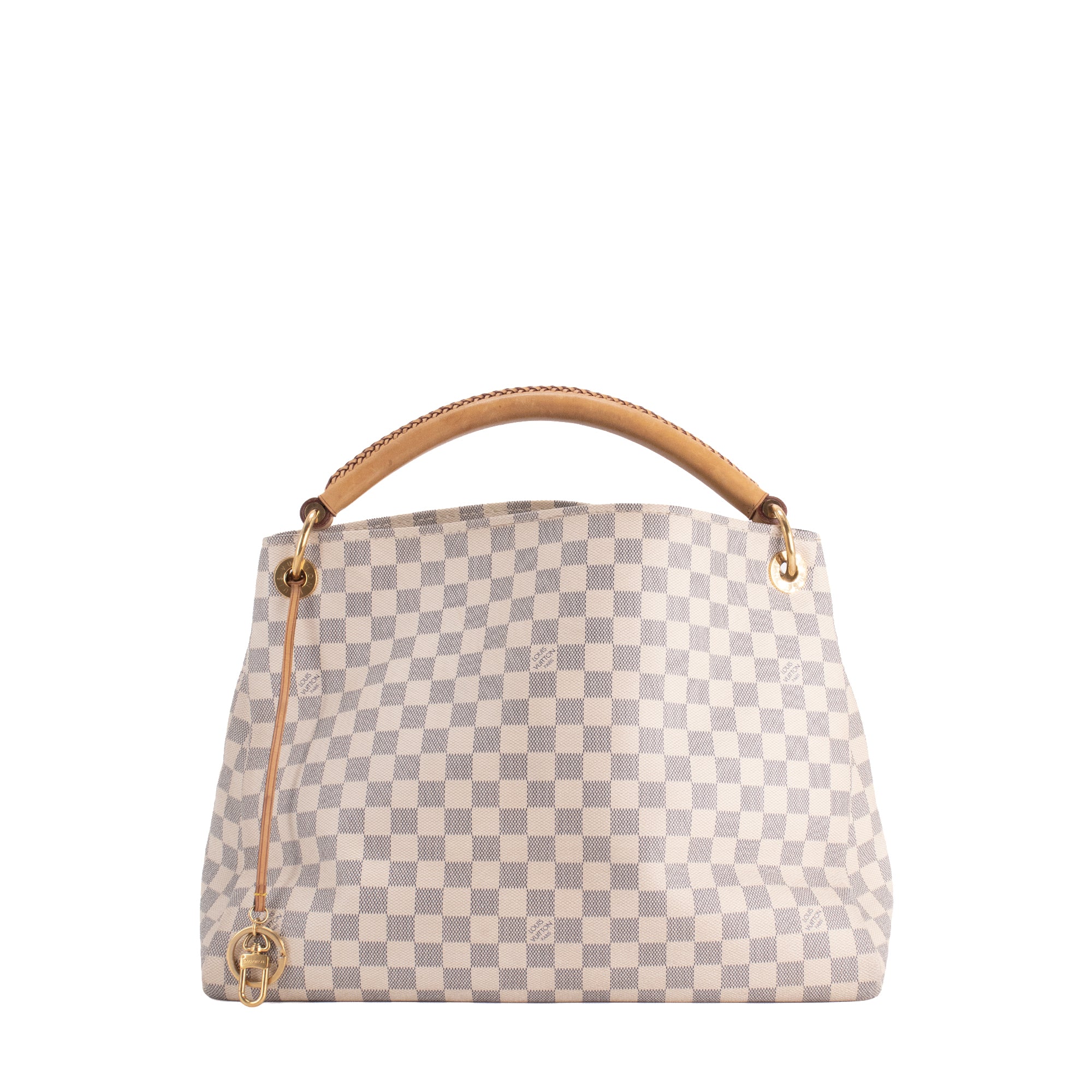 LOUIS VUITTON - Sac cabas Artsy Louis Vuitton en toile enduite damier azur