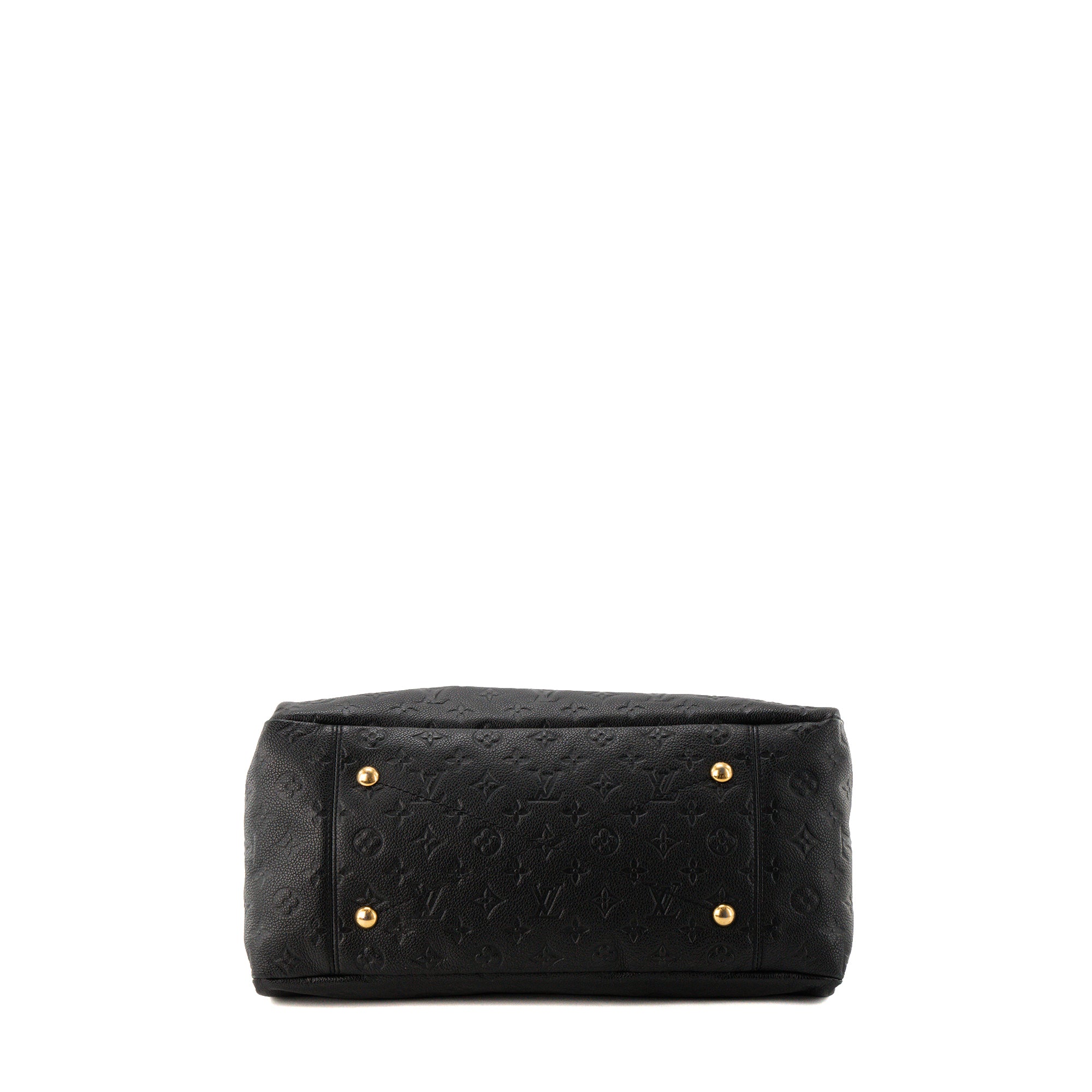 LOUIS VUITTON - Sac cabas Artsy MM Louis Vuitton en cuir empreinte monogrammé noir