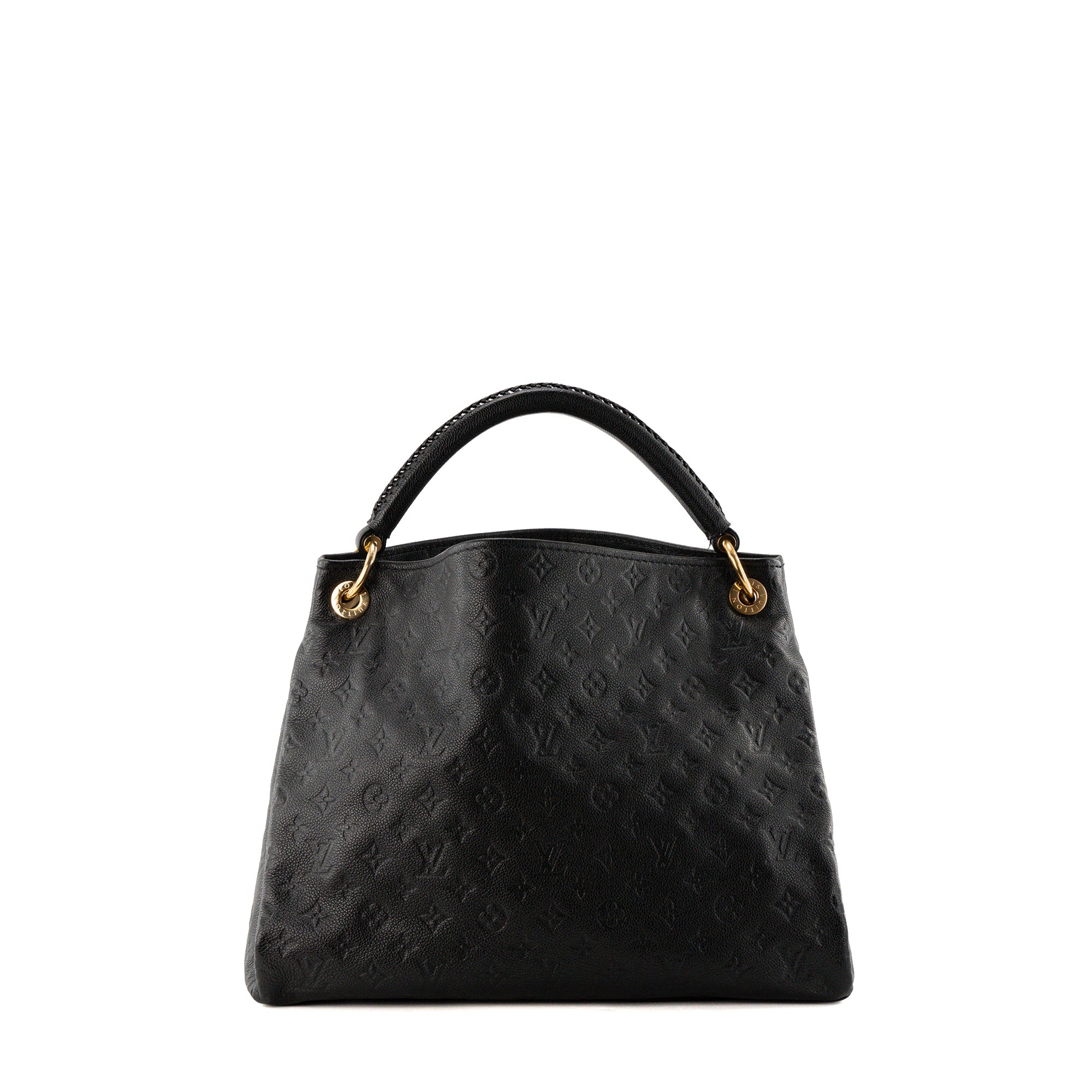 LOUIS VUITTON - Sac cabas Artsy MM Louis Vuitton en cuir empreinte monogrammé noir