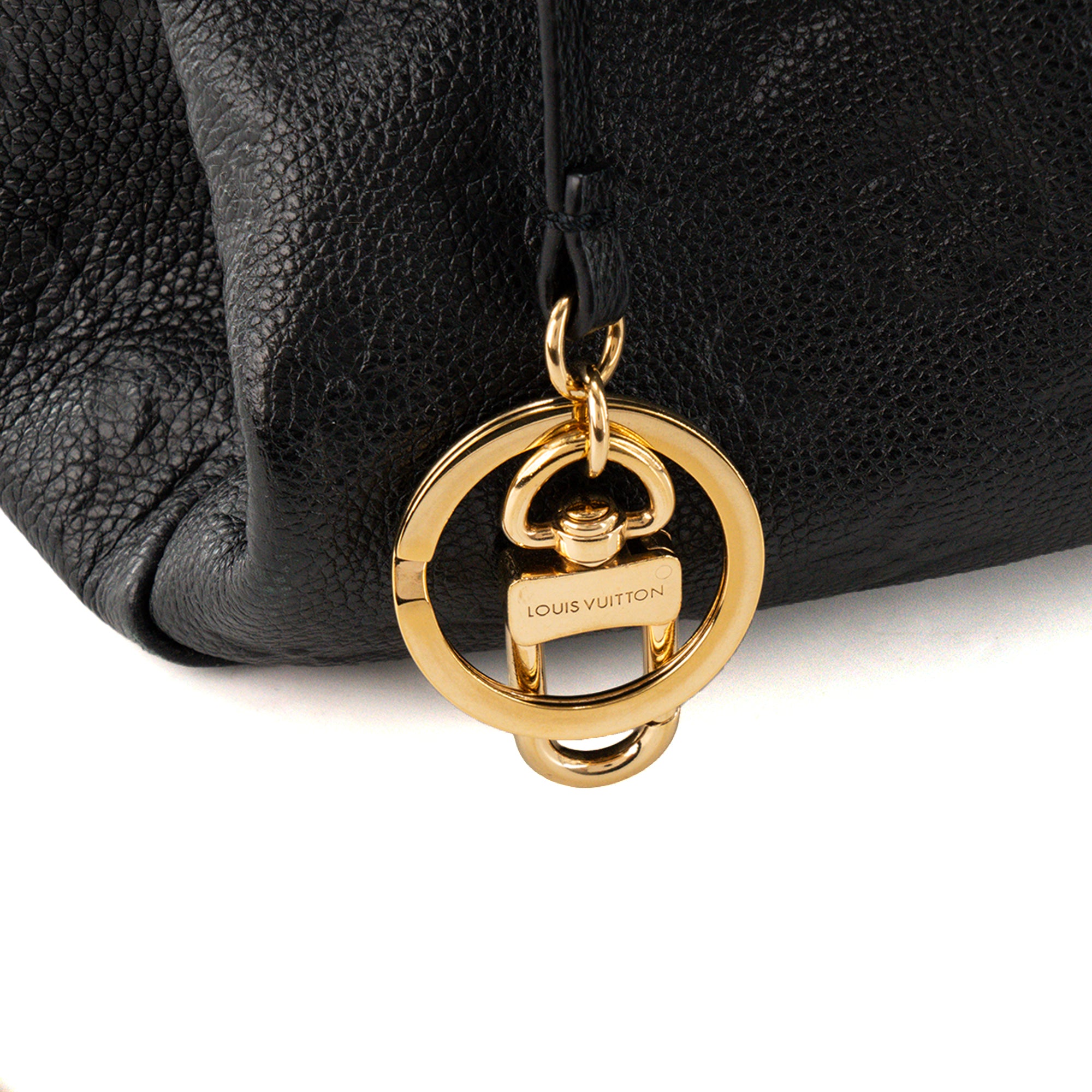 LOUIS VUITTON - Sac cabas Artsy MM Louis Vuitton en cuir empreinte monogrammé noir
