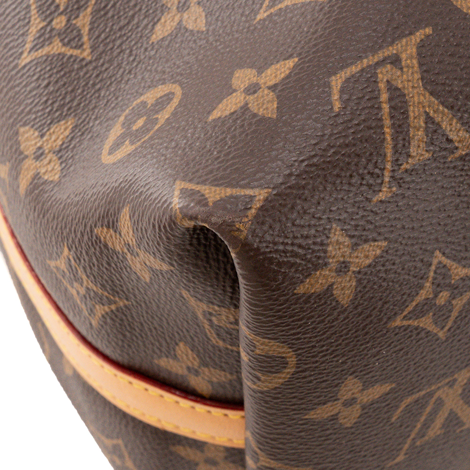 LOUIS VUITTON - Sac cabas CarryAll MM Louis Vuitton en toile enduite monogrammée