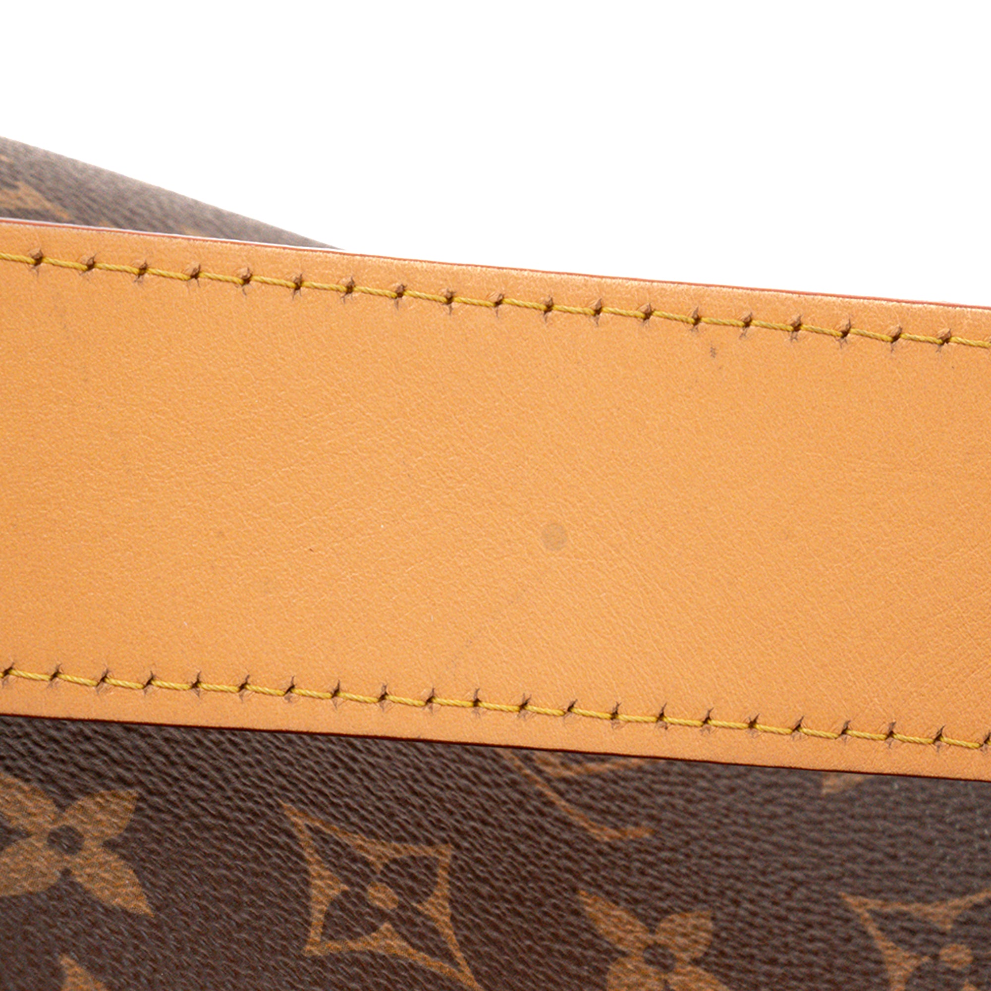 LOUIS VUITTON - Sac cabas CarryAll MM Louis Vuitton en toile enduite monogrammée
