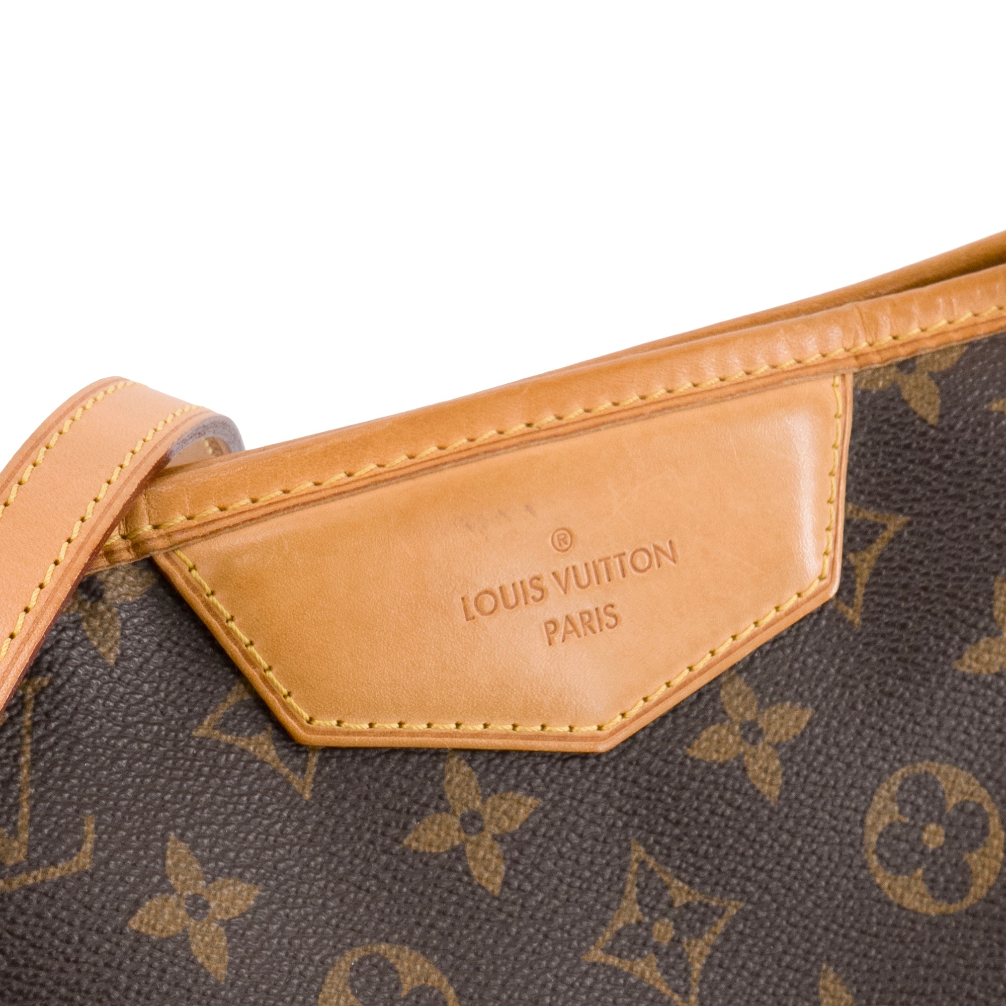 LOUIS VUITTON - Sac cabas Estrela MM Louis Vuitton en toile enduite monogrammée marron