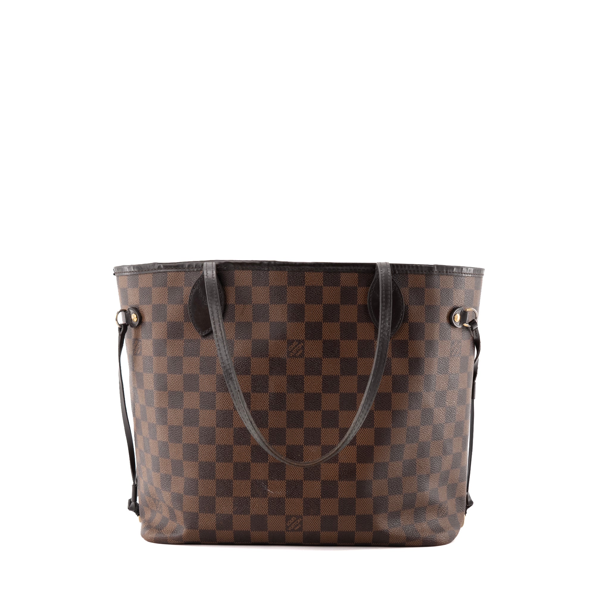 LOUIS VUITTON - Sac cabas Nervefull MM Louis Vuitton en toile enduite damier ébène