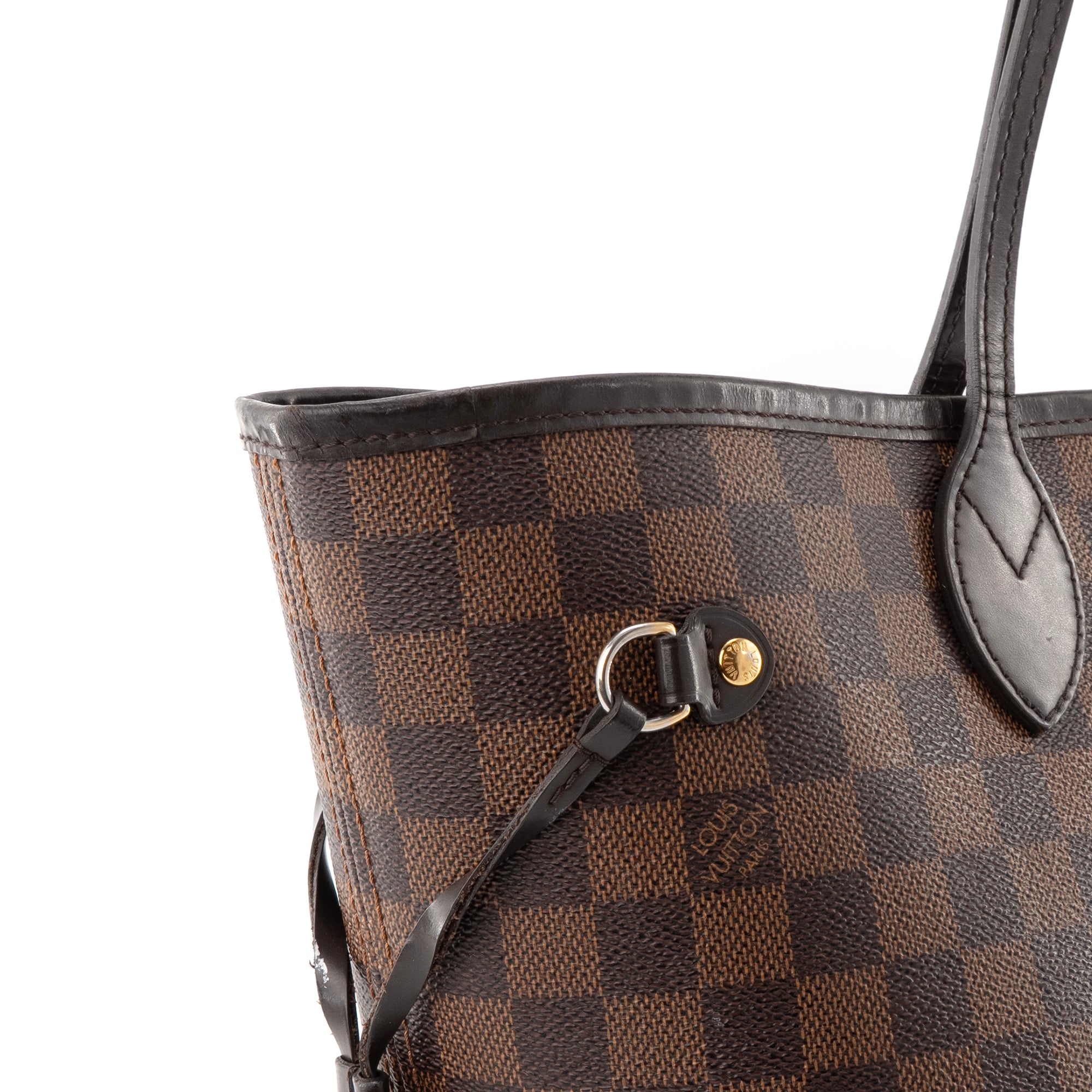 LOUIS VUITTON - Sac cabas Nervefull MM Louis Vuitton en toile enduite damier ébène