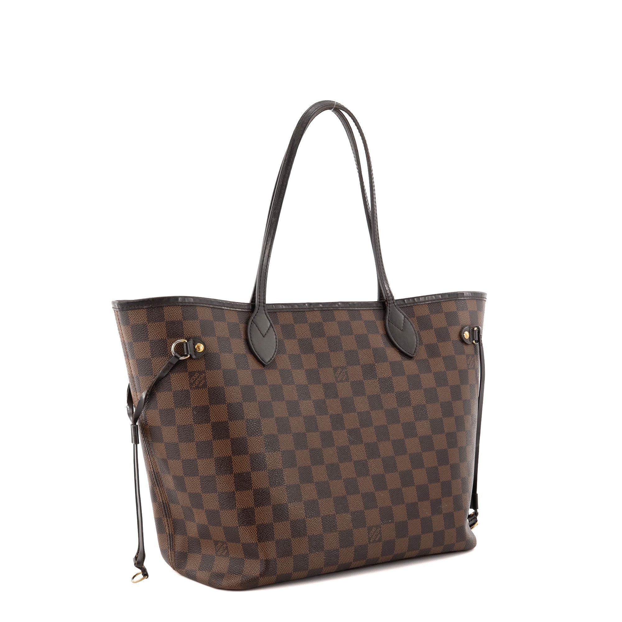 LOUIS VUITTON - Sac cabas Nervefull MM Louis Vuitton en toile enduite damier ébène