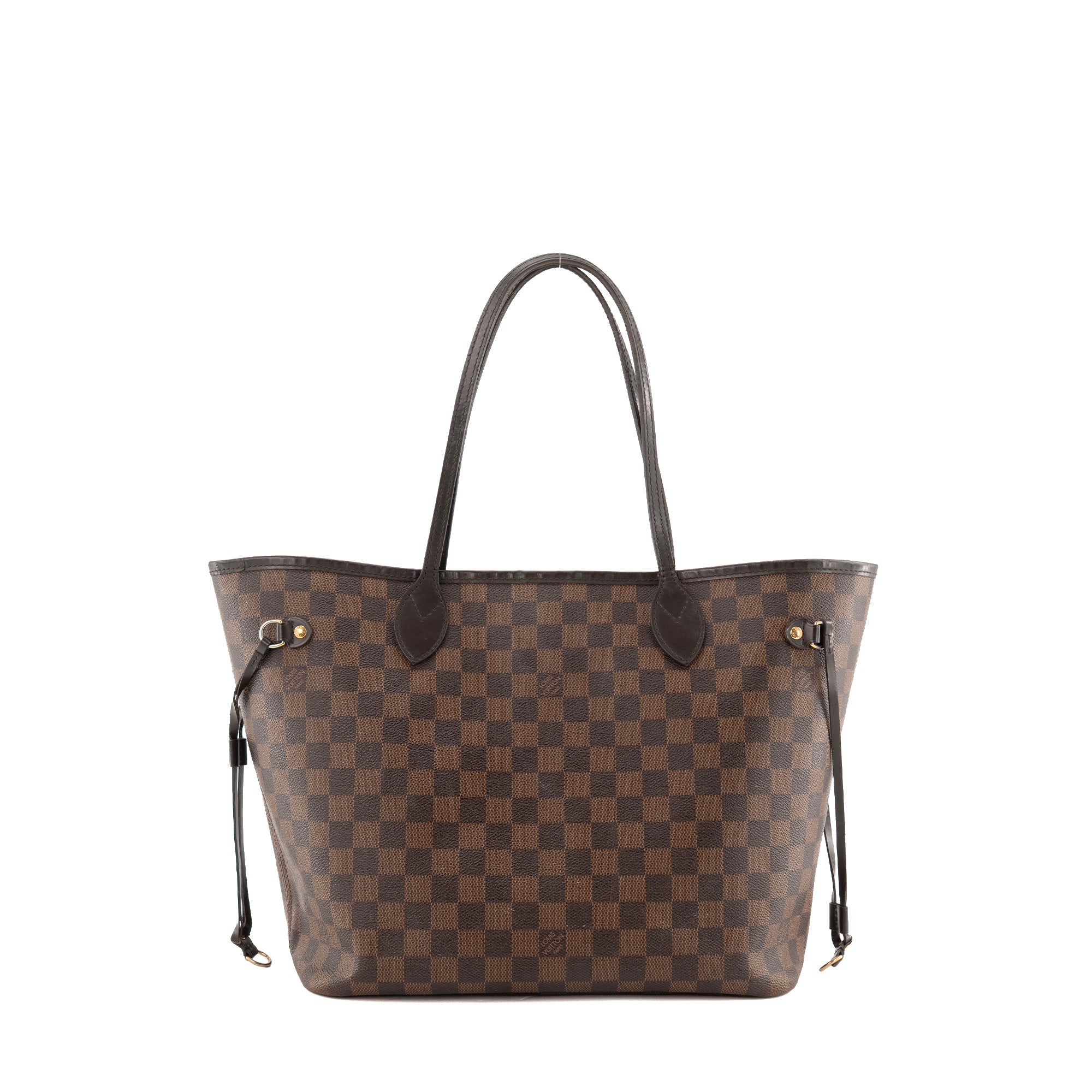 LOUIS VUITTON - Sac cabas Nervefull MM Louis Vuitton en toile enduite damier ébène