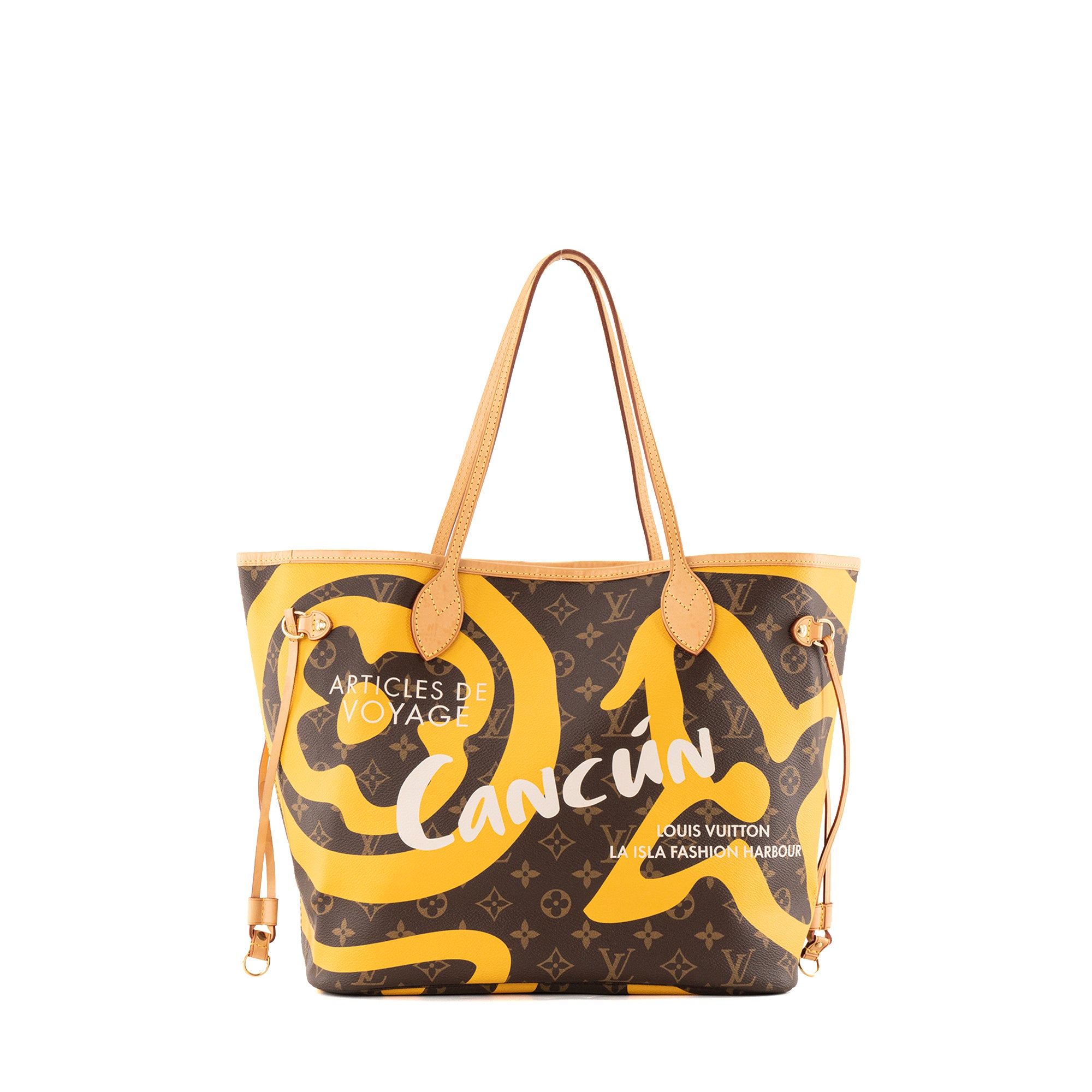 LOUIS VUITTON - Sac Cabas Neverfull Cancun Louis Vuitton en toile enduite monogrammée édition limitée