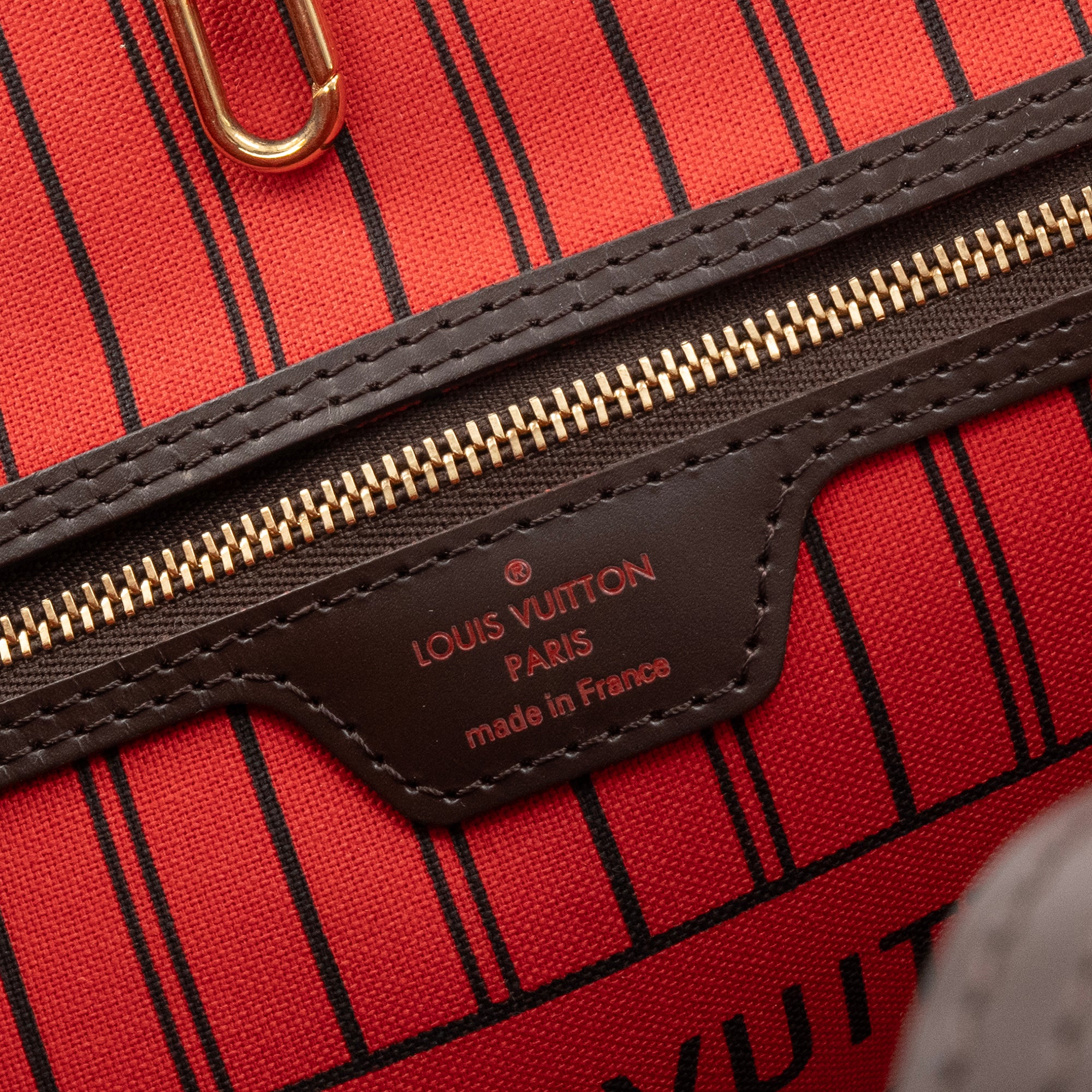 LOUIS VUITTON - Sac cabas Neverfull GM Louis Vuitton en toile enduite damier ébène