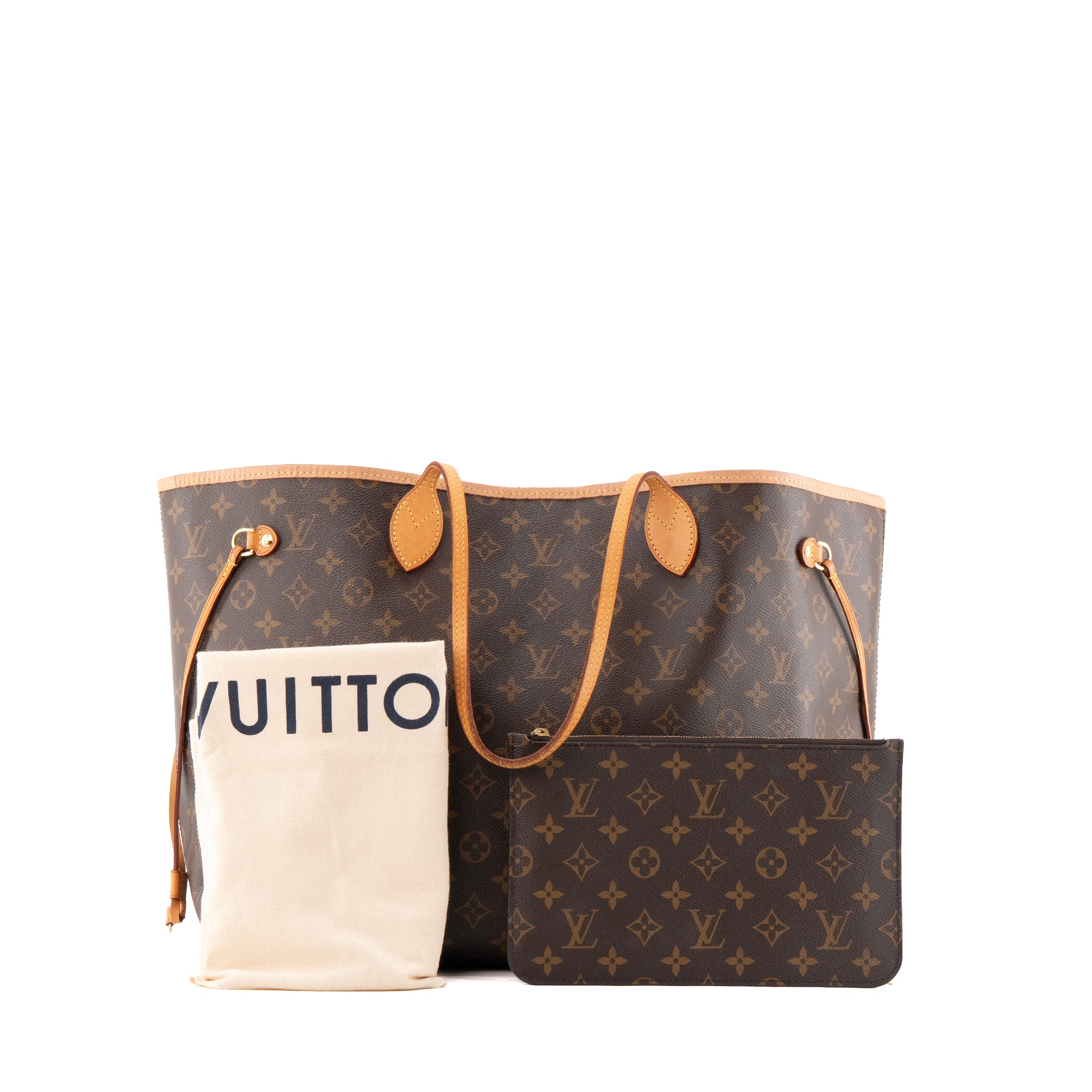 LOUIS VUITTON - Sac cabas Neverfull GM Louis Vuitton en toile enduite monogrammée