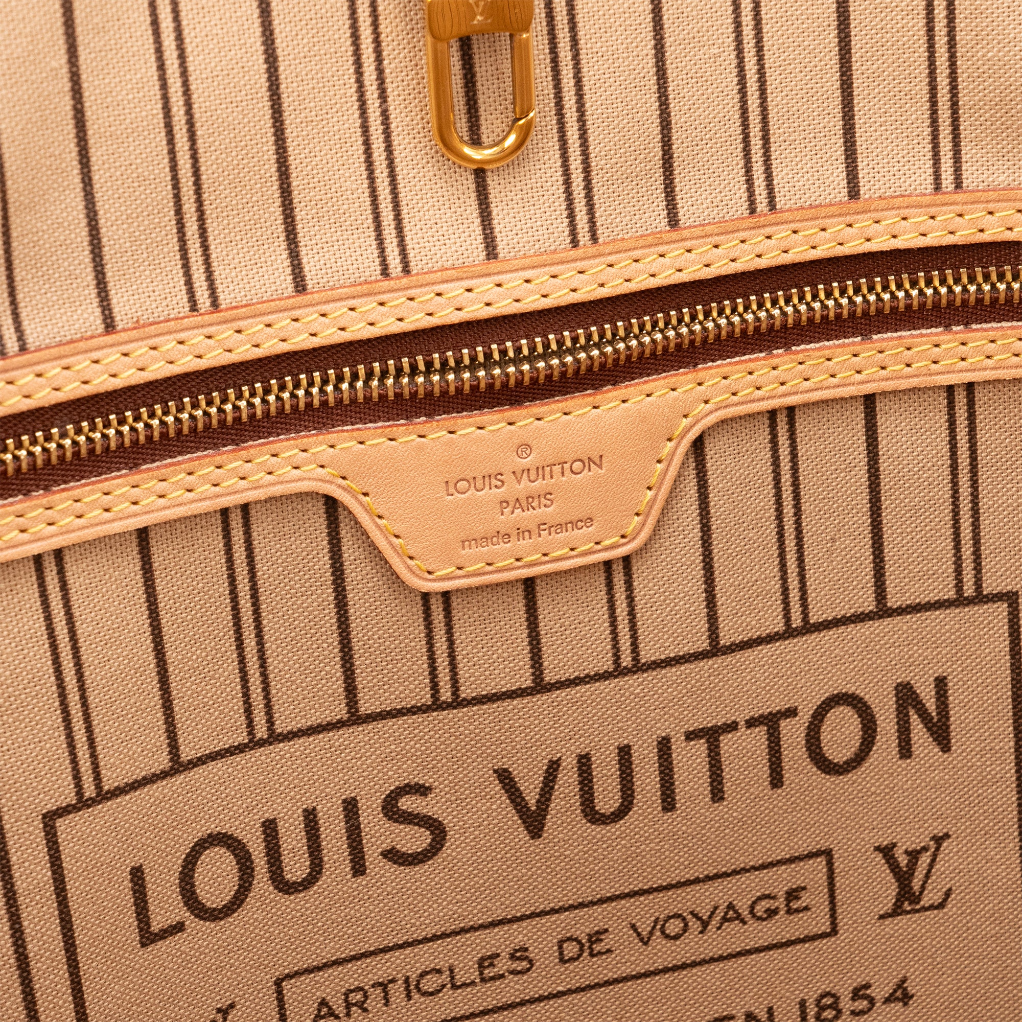 LOUIS VUITTON - Sac cabas Neverfull GM Louis Vuitton en toile enduite monogrammée