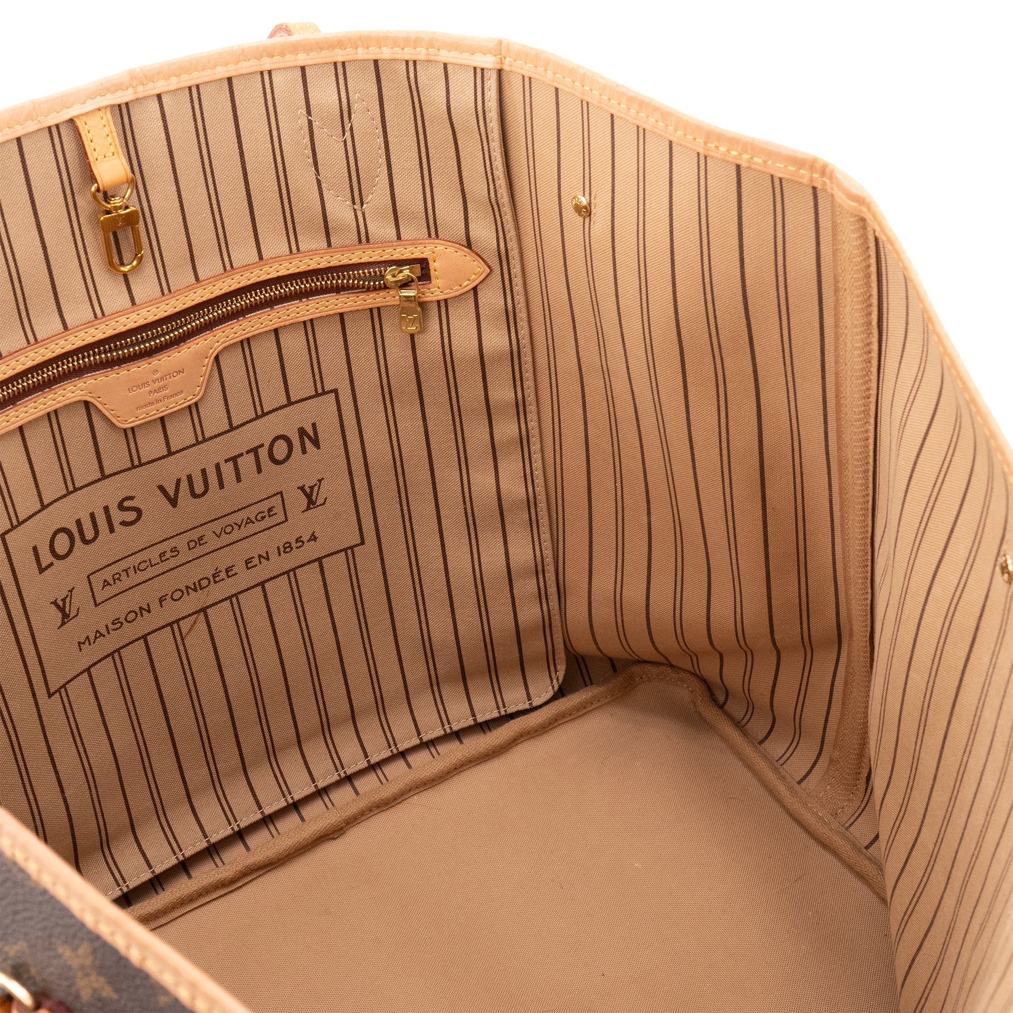 LOUIS VUITTON - Sac cabas Neverfull GM Louis Vuitton en toile enduite monogrammée