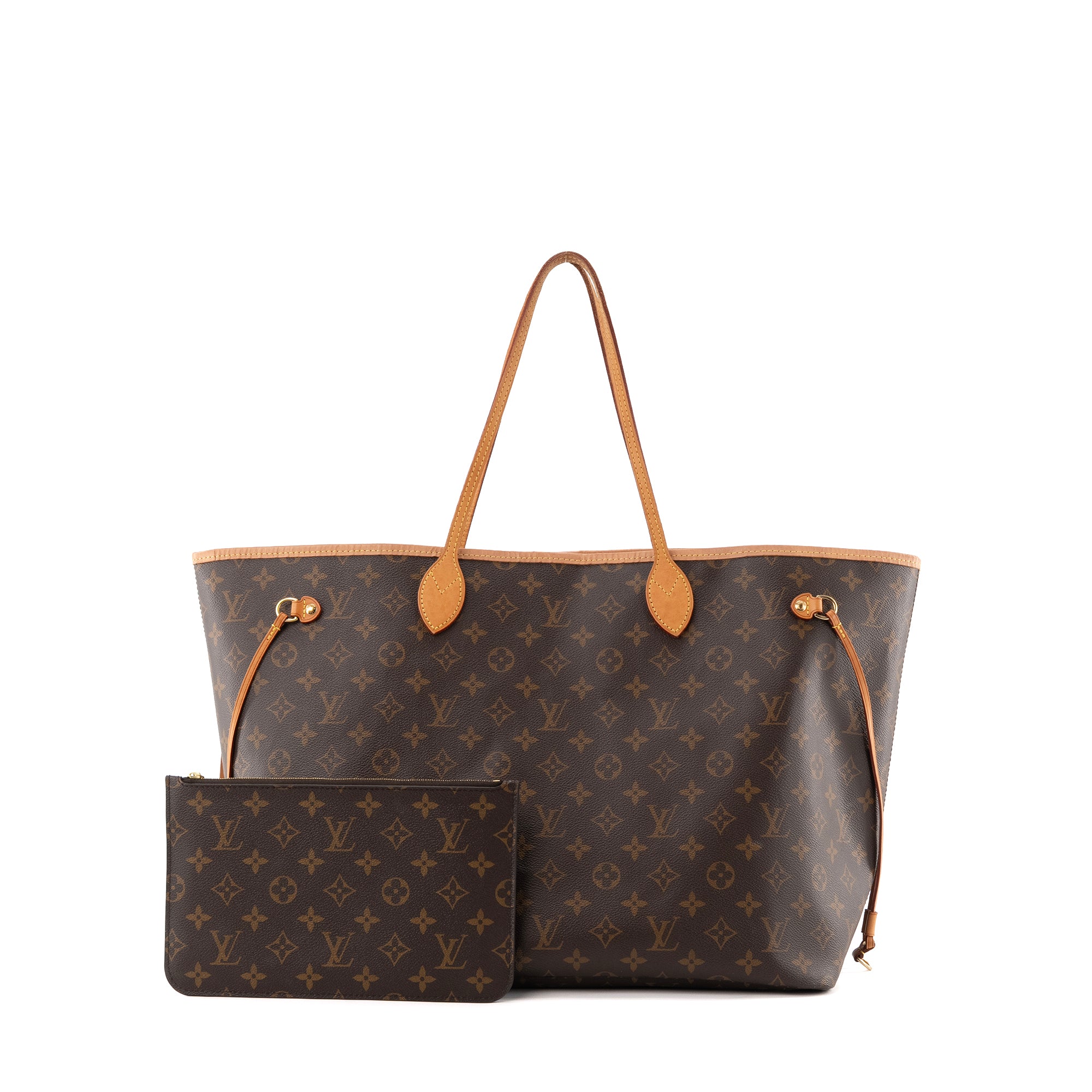 LOUIS VUITTON - Sac cabas Neverfull GM Louis Vuitton en toile enduite monogrammée