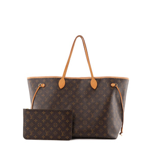 LOUIS VUITTON - Sac cabas Neverfull GM Louis Vuitton en toile enduite monogrammée