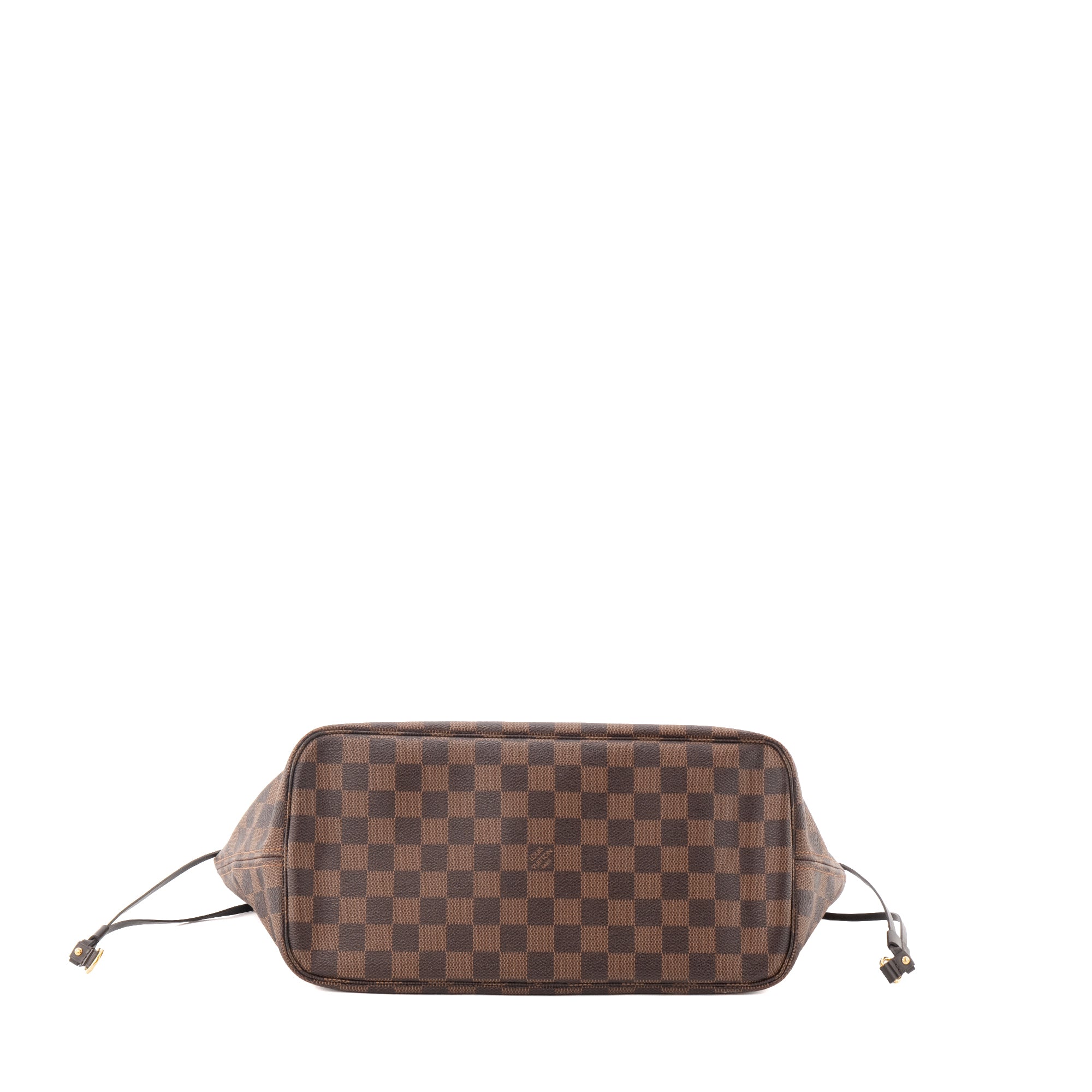 LOUIS VUITTON - Sac cabas Neverfull MM Louis Vuitton en toile enduite damier ébène