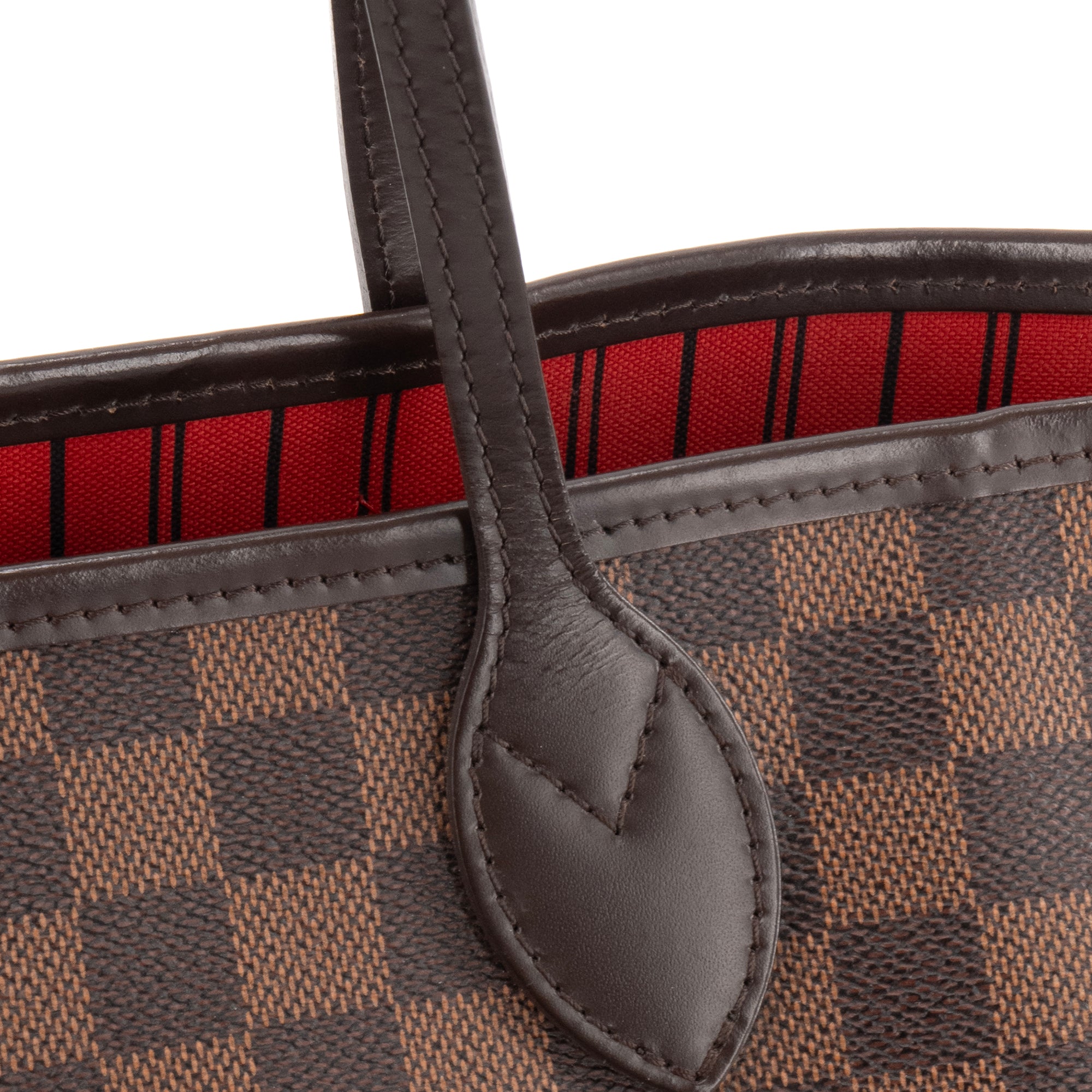 LOUIS VUITTON - Sac cabas Neverfull MM Louis Vuitton en toile enduite damier ébène