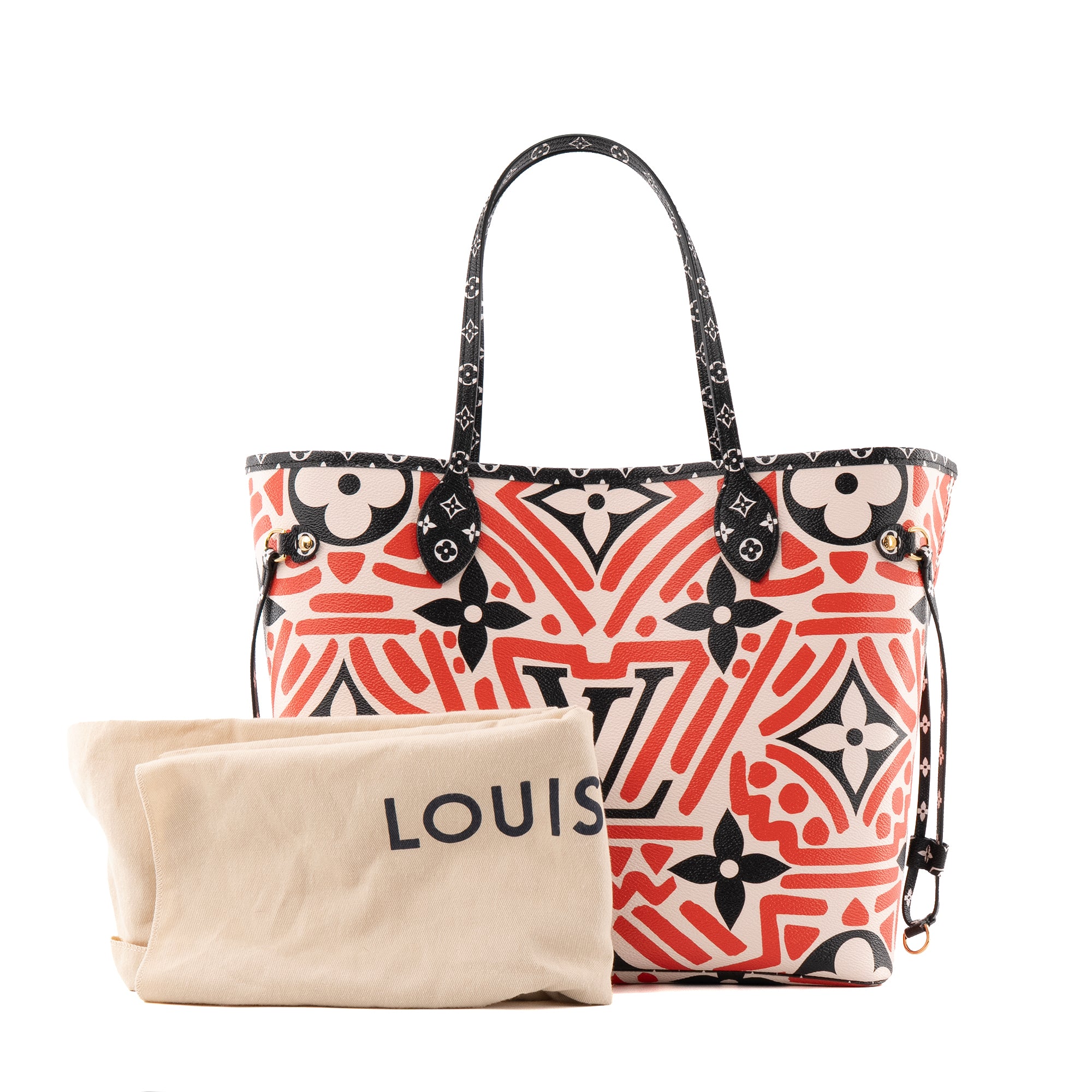 LOUIS VUITTON - Sac cabas Neverfull MM Crafty Louis Vuitton en toile monogrammée édition limitée