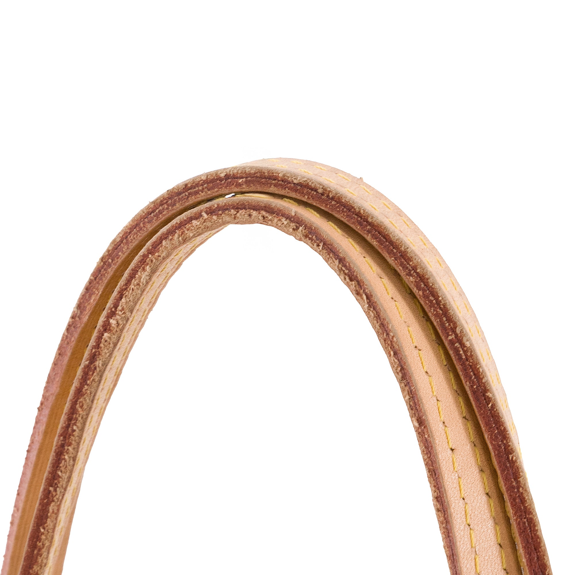 LOUIS VUITTON - Sac cabas Neverfull MM Inside Out Louis Vuitton réversible en toile enduite et toile jaune