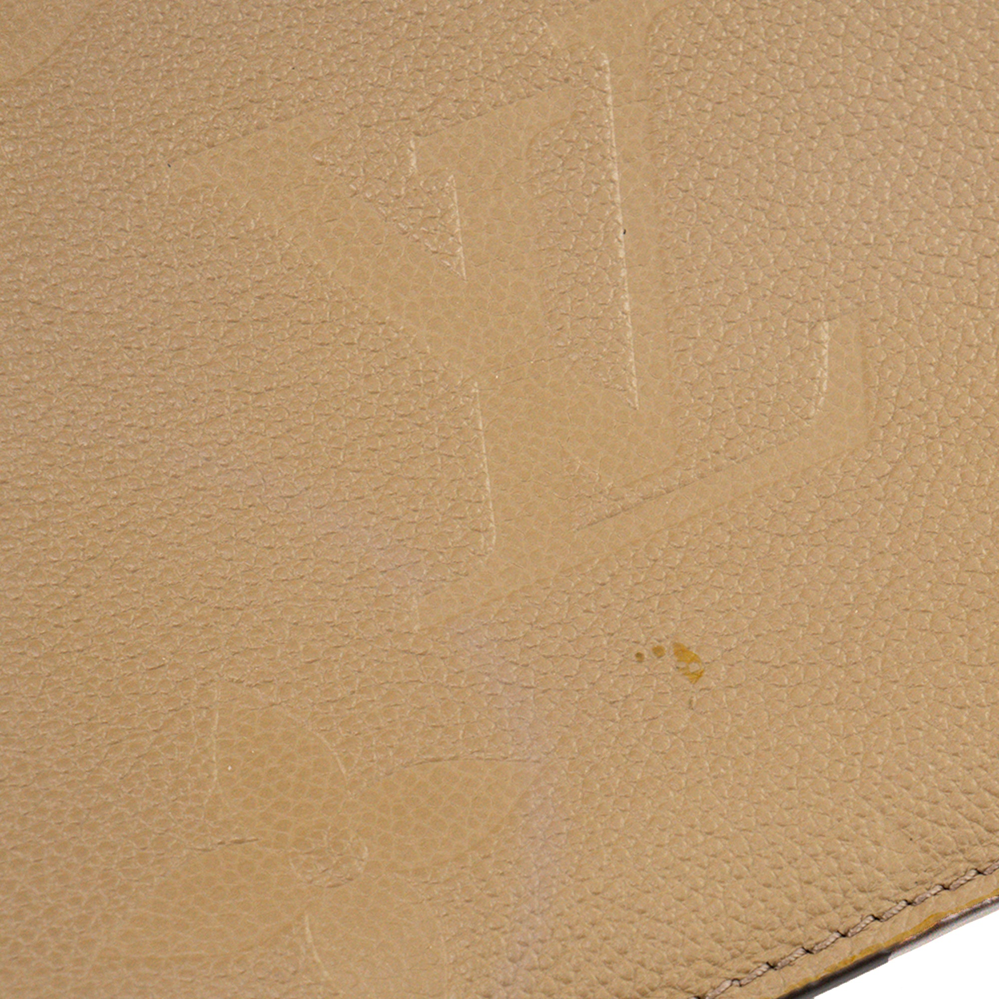 LOUIS VUITTON - Sac cabas Neverfull MM Louis Vuitton en cuir empreinte taupe