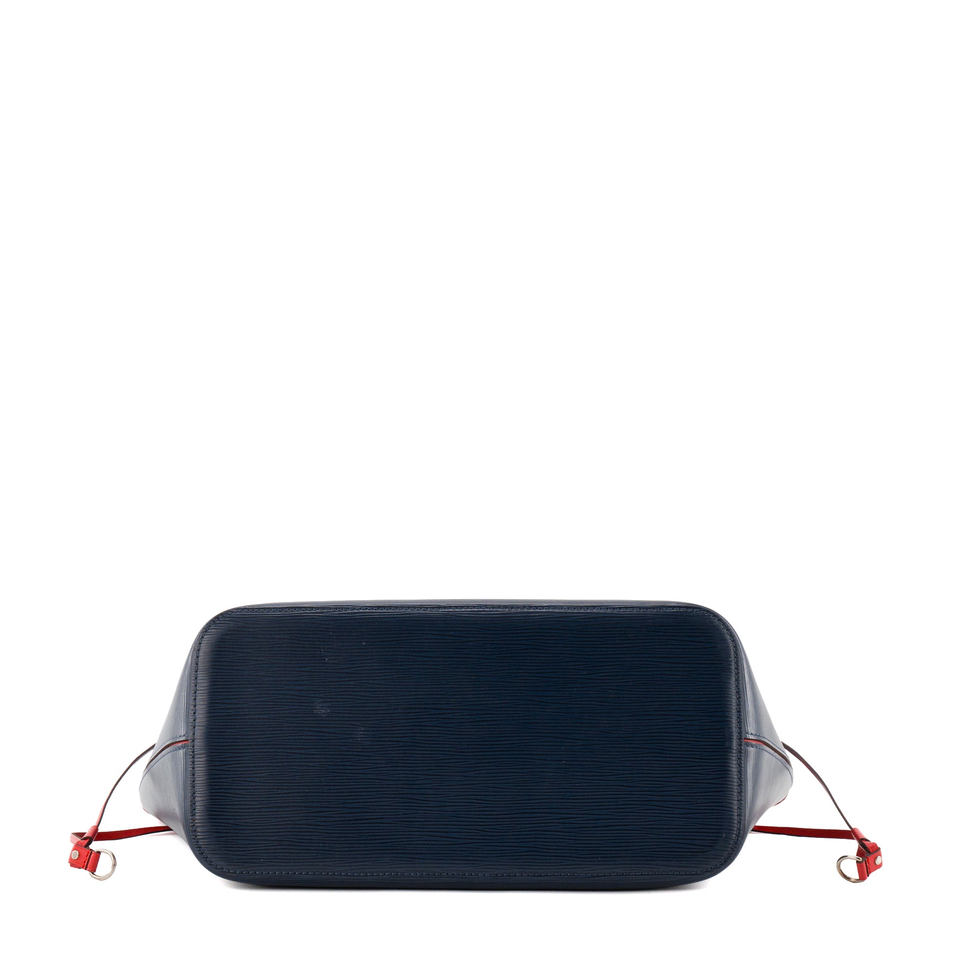 LOUIS VUITTON - Sac Cabas Neverfull MM Louis Vuitton en cuir épi bleu et rouge