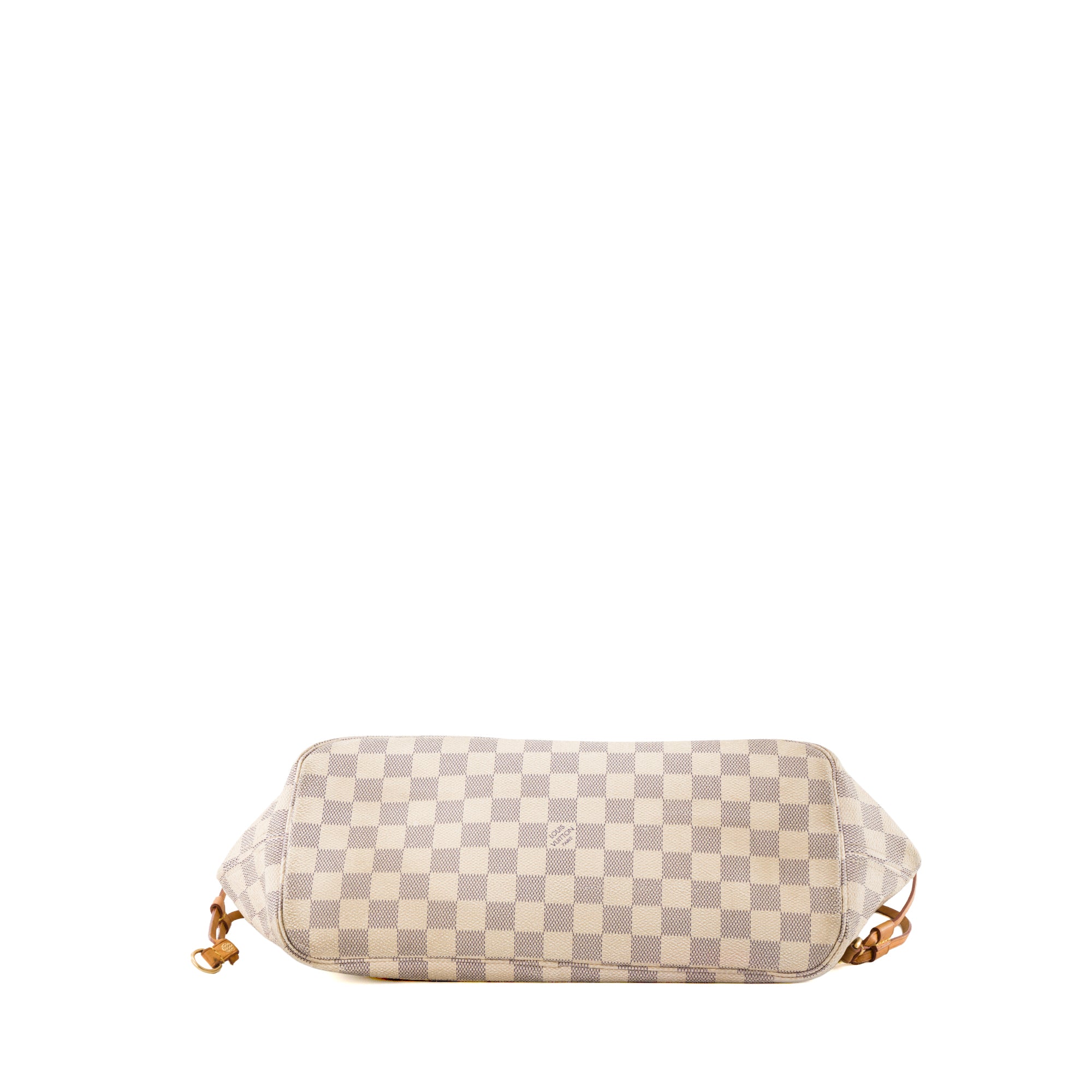 LOUIS VUITTON - Sac cabas Neverfull MM Louis Vuitton en toile enduite damier azur