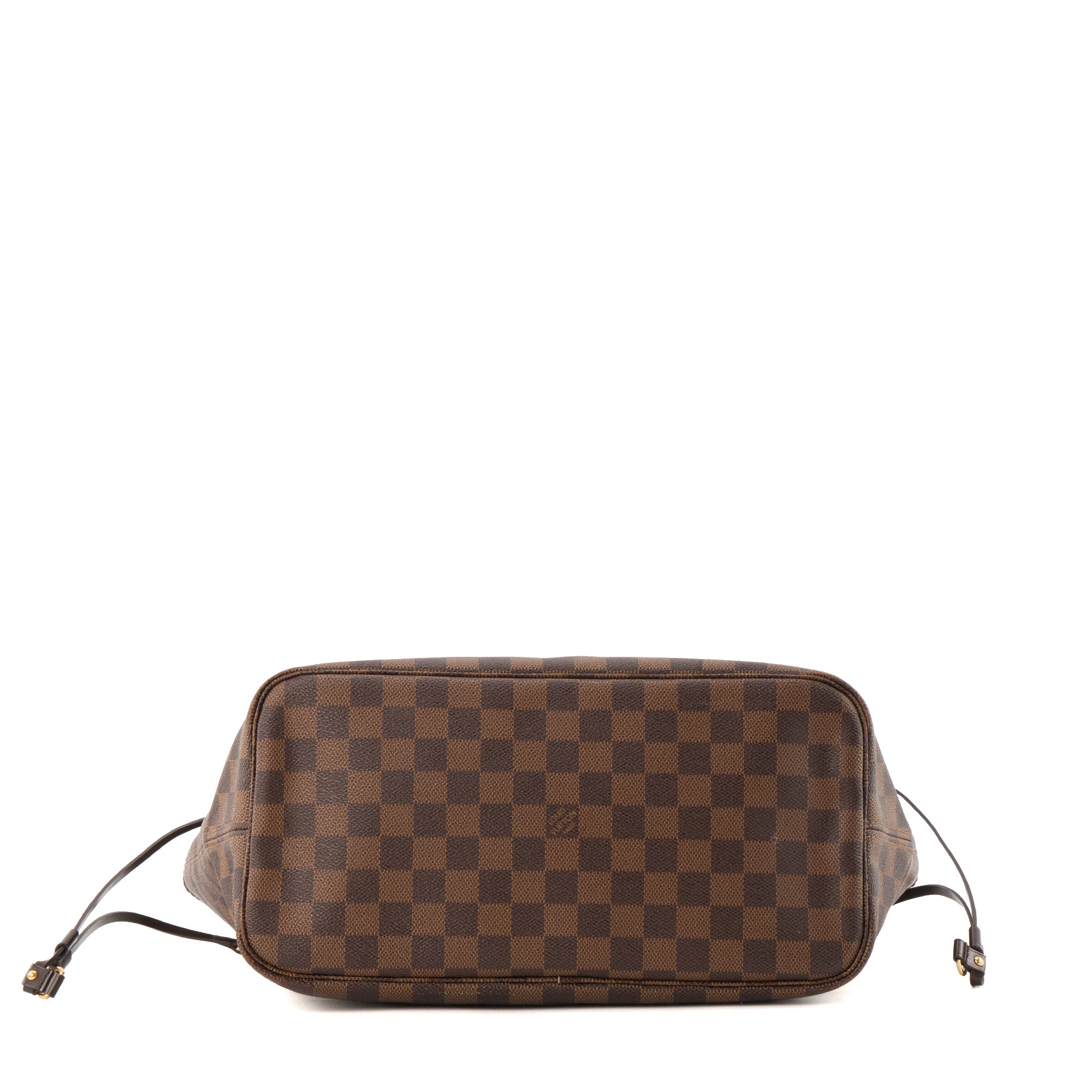 LOUIS VUITTON - Sac cabas Neverfull MM Louis Vuitton en toile enduite damier ébène