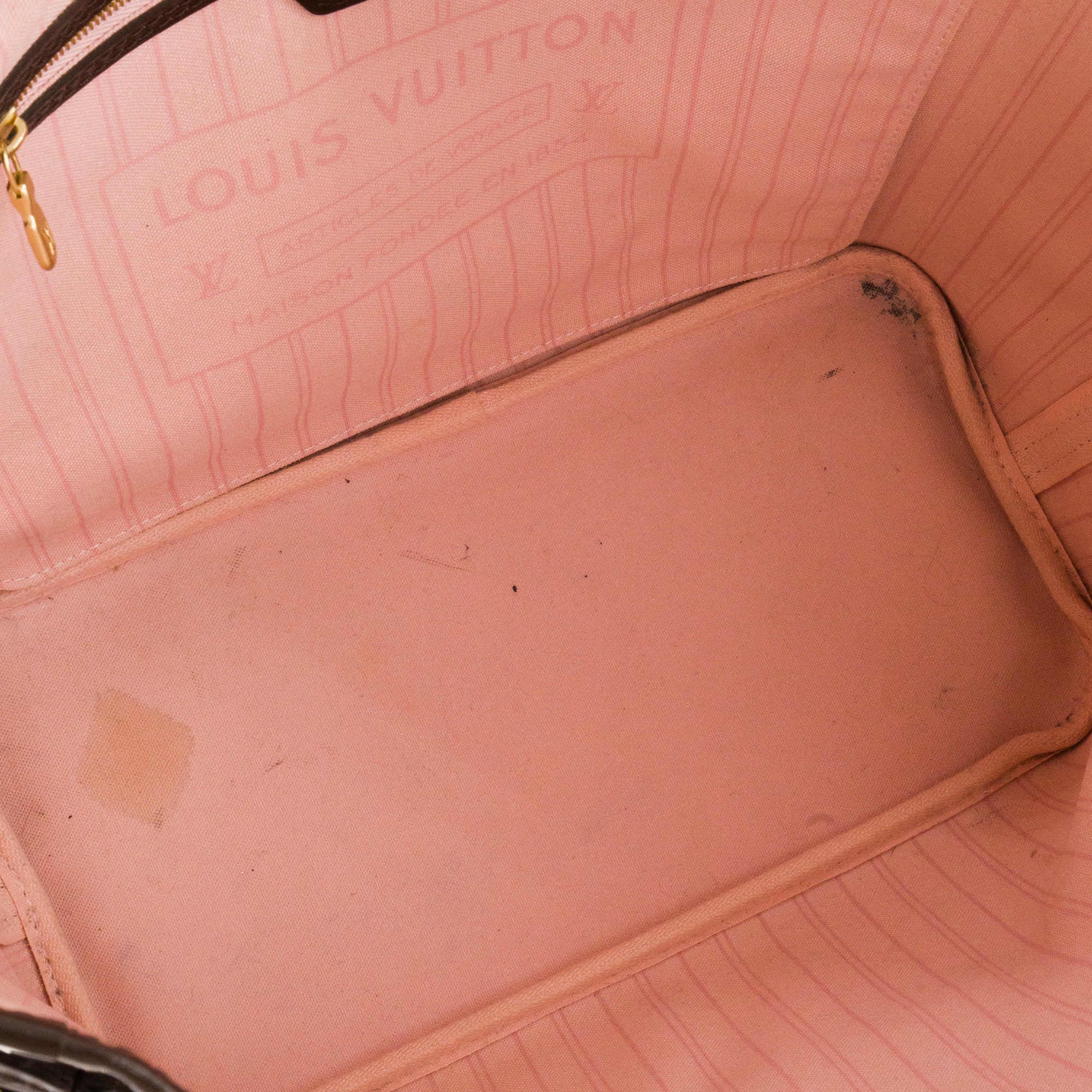 LOUIS VUITTON - Sac cabas Neverfull MM Louis Vuitton en toile enduite damier ébène