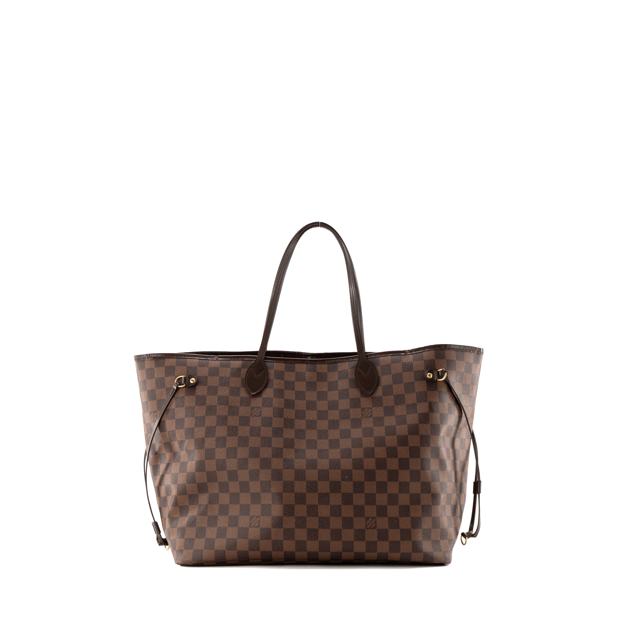 LOUIS VUITTON - Sac cabas Neverfull GM Louis Vuitton en toile enduite damier ébène