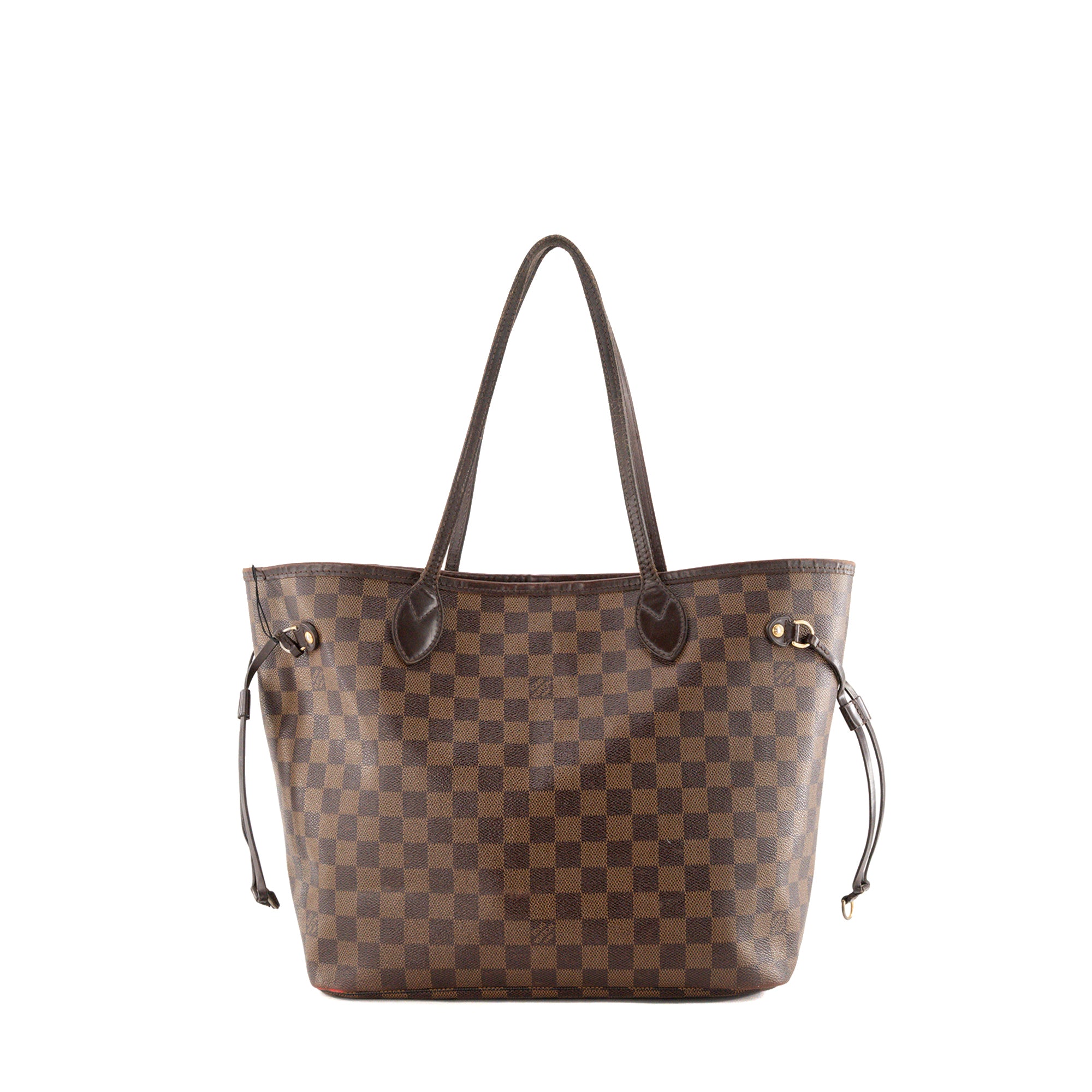 LOUIS VUITTON - Sac cabas Neverfull MM Louis Vuitton en toile enduite damier ébène