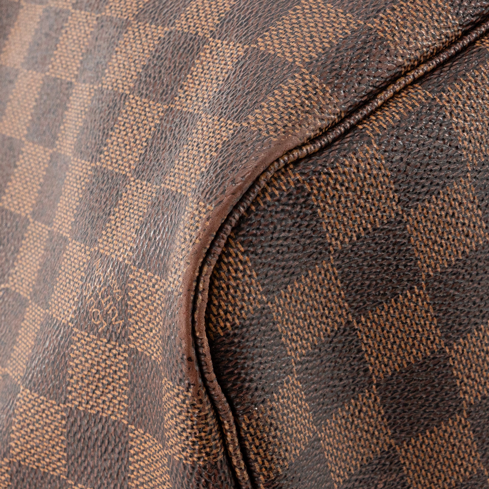LOUIS VUITTON - Sac cabas Neverfull MM Louis Vuitton en toile enduite damier ébène