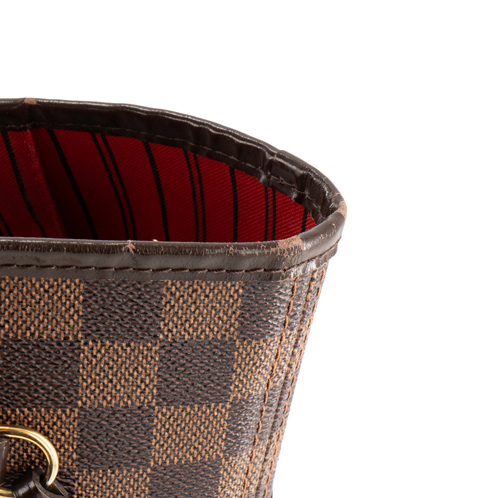 LOUIS VUITTON - Sac cabas Neverfull MM Louis Vuitton en toile enduite damier ébène