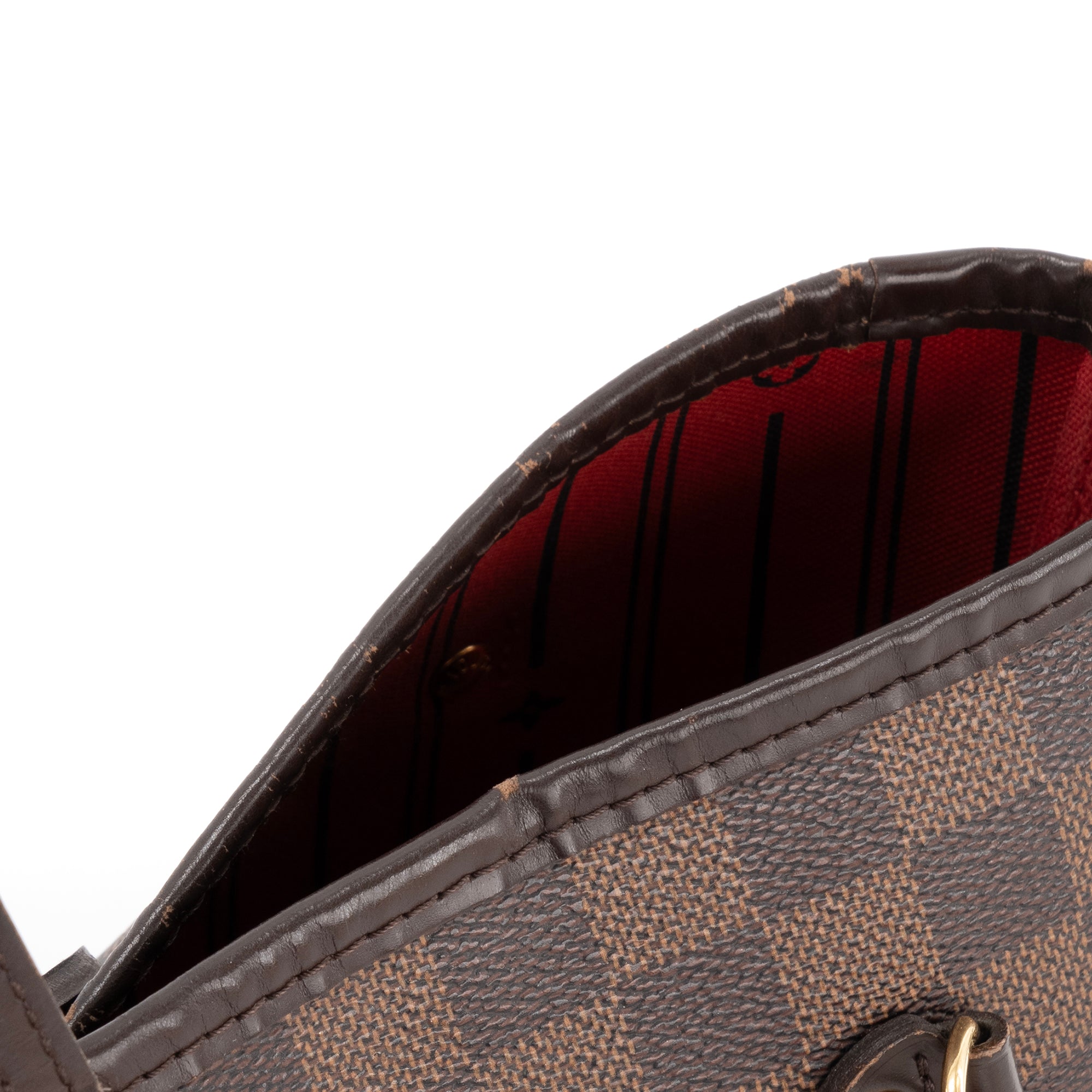 LOUIS VUITTON - Sac cabas Neverfull MM Louis Vuitton en toile enduite damier ébène