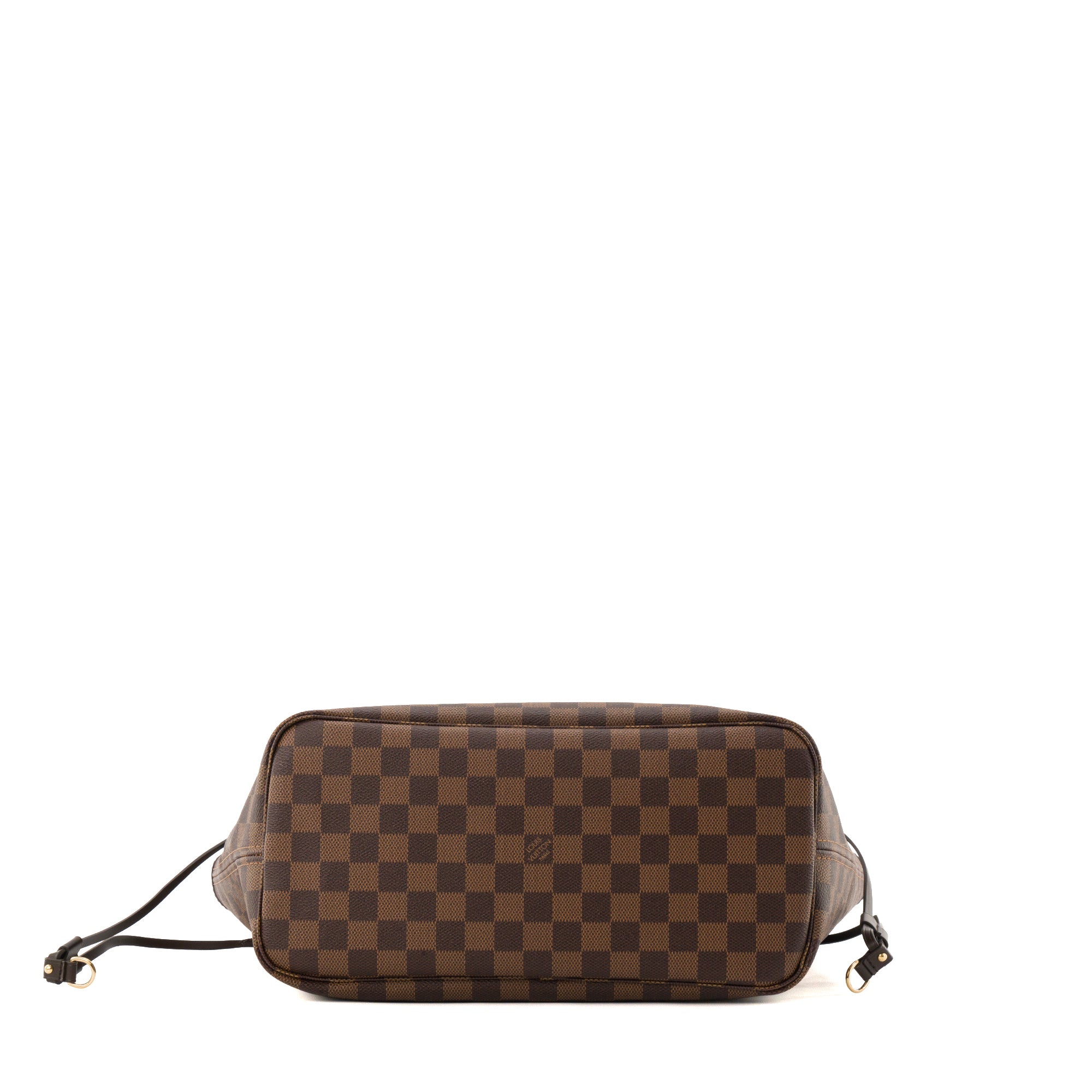 LOUIS VUITTON - Sac cabas Neverfull MM Louis Vuitton en toile enduite damier ébène