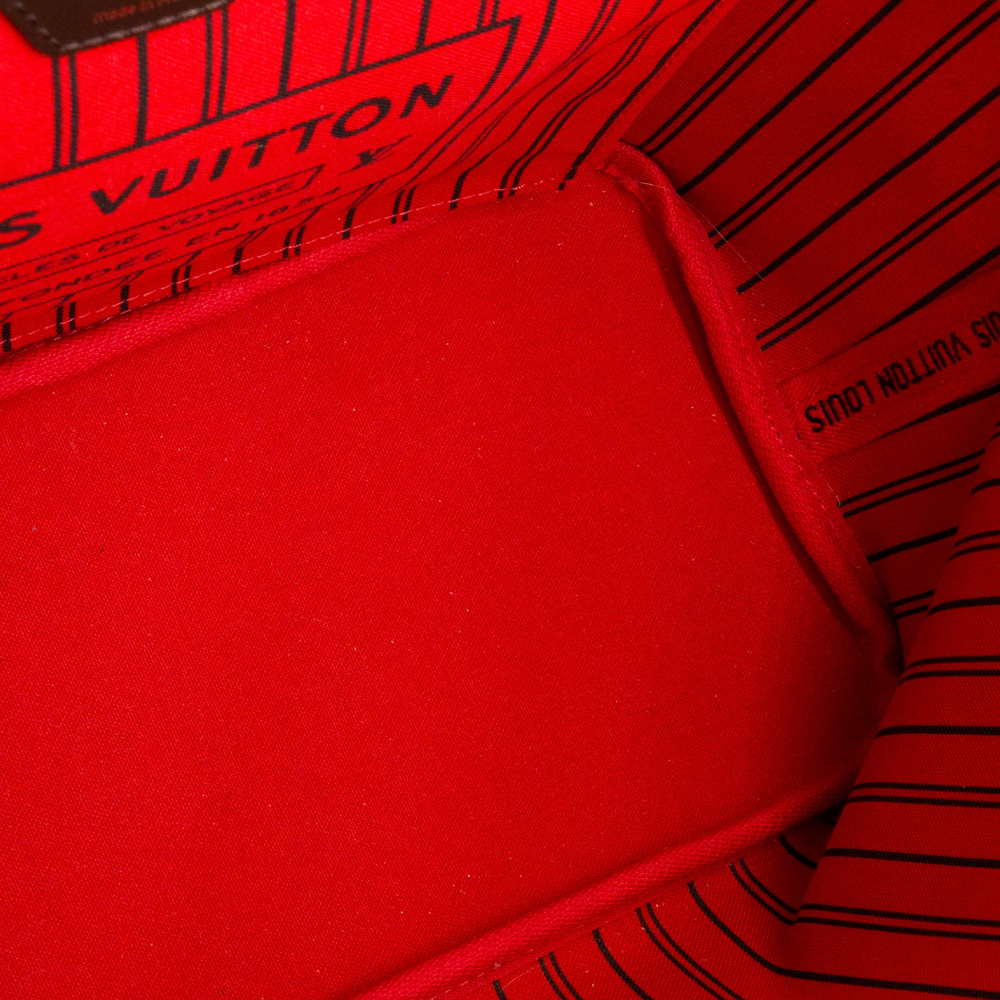 LOUIS VUITTON - Sac cabas Neverfull MM Louis Vuitton en toile enduite damier ébène