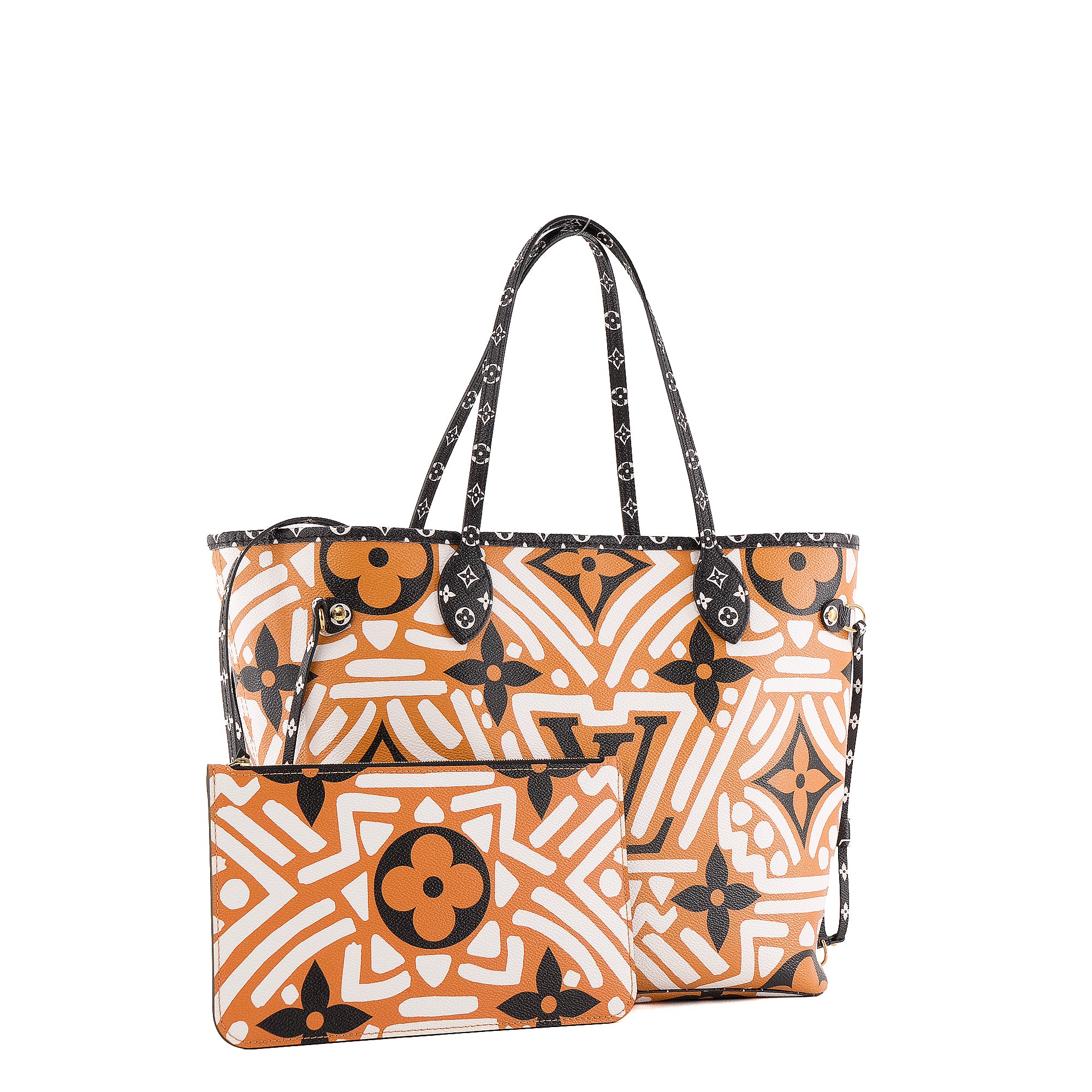 LOUIS VUITTON - Sac cabas Neverfull MM Louis Vuitton en toile enduite édition limitée Crafty