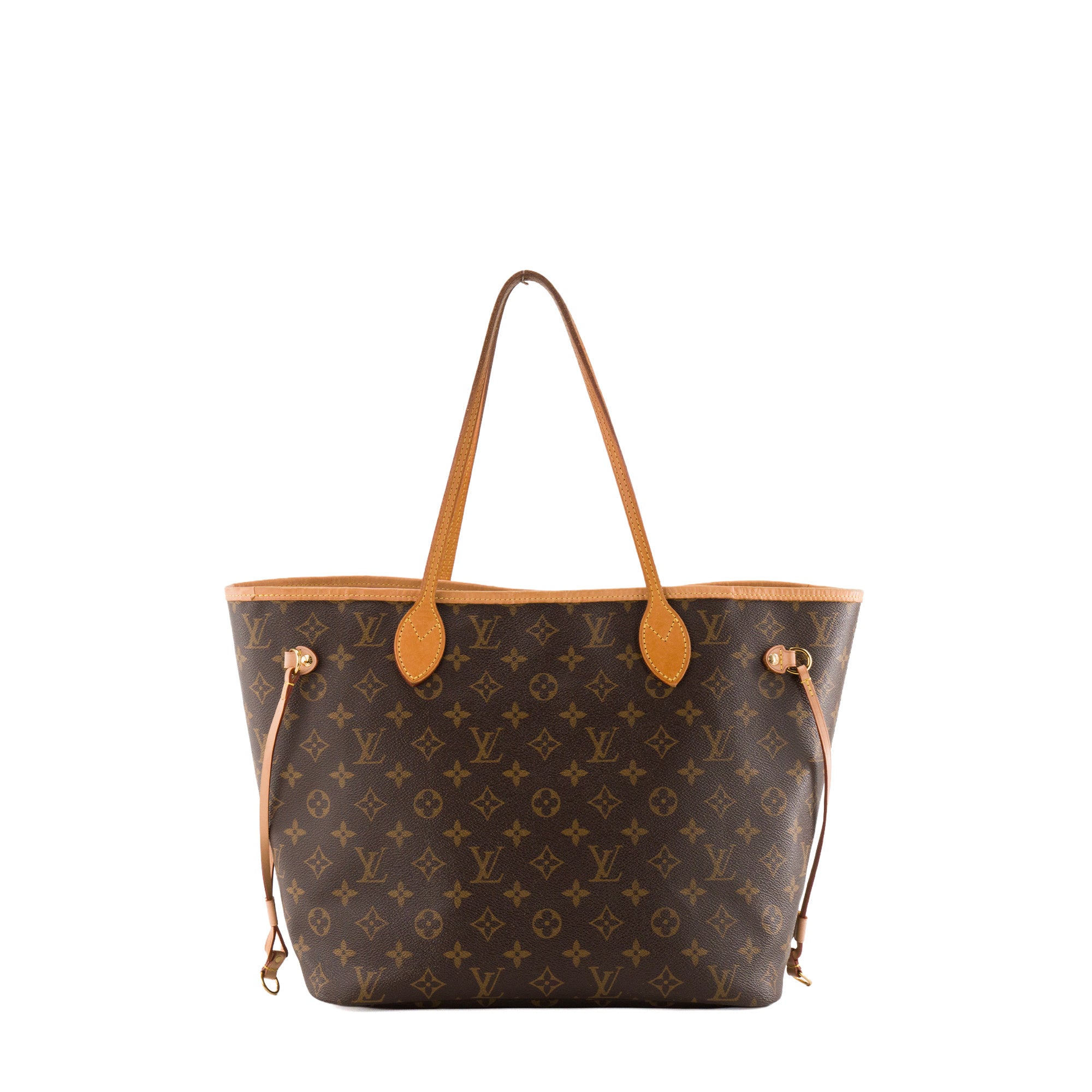 LOUIS VUITTON - Sac cabas Neverfull MM Louis Vuitton en toile enduite monogrammée