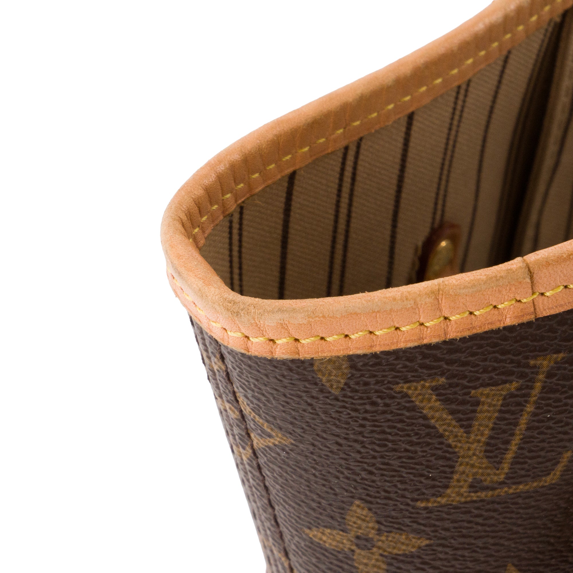 LOUIS VUITTON - Sac cabas Neverfull MM Louis Vuitton en toile enduite monogrammée