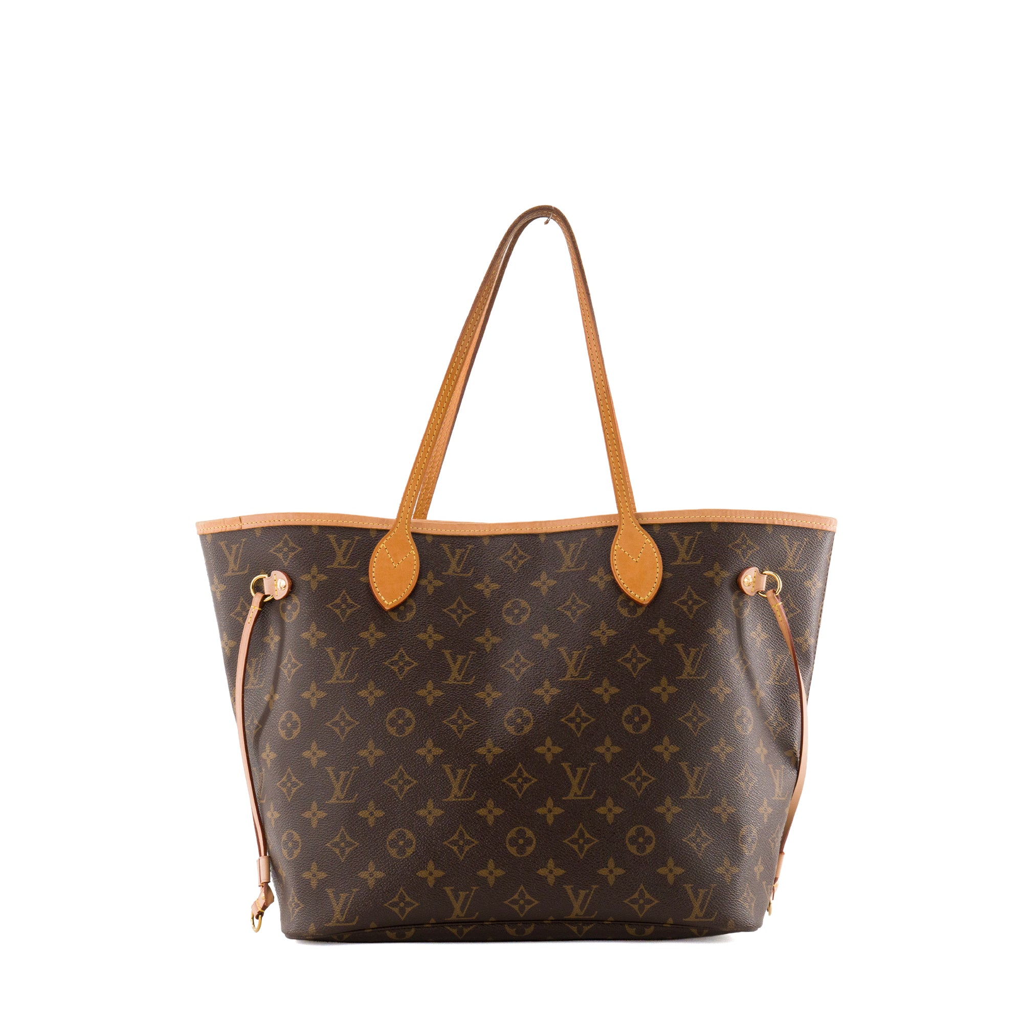 LOUIS VUITTON - Sac cabas Neverfull MM Louis Vuitton en toile enduite monogrammée