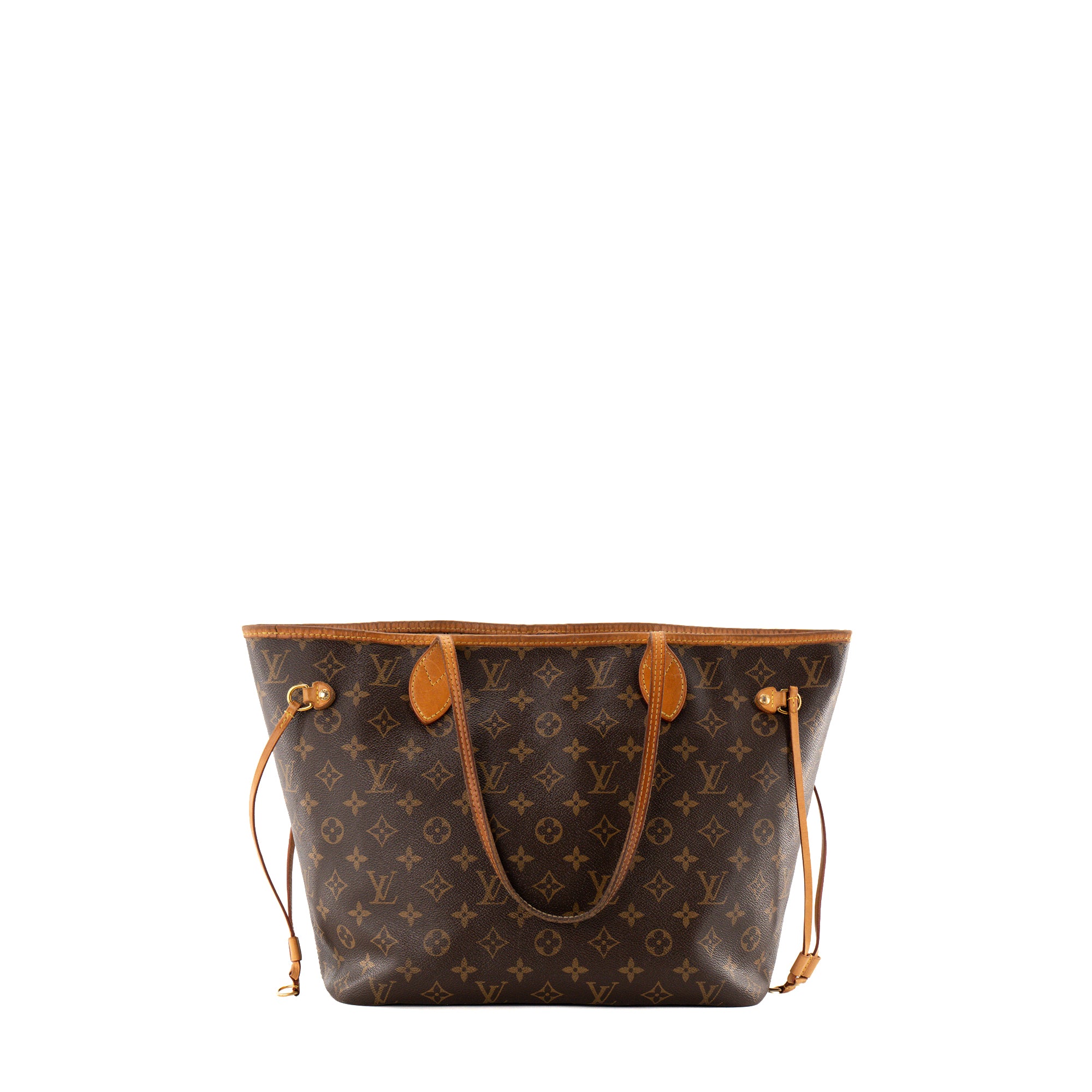 LOUIS VUITTON - Sac cabas Neverfull MM Louis Vuitton en toile enduite monogrammée