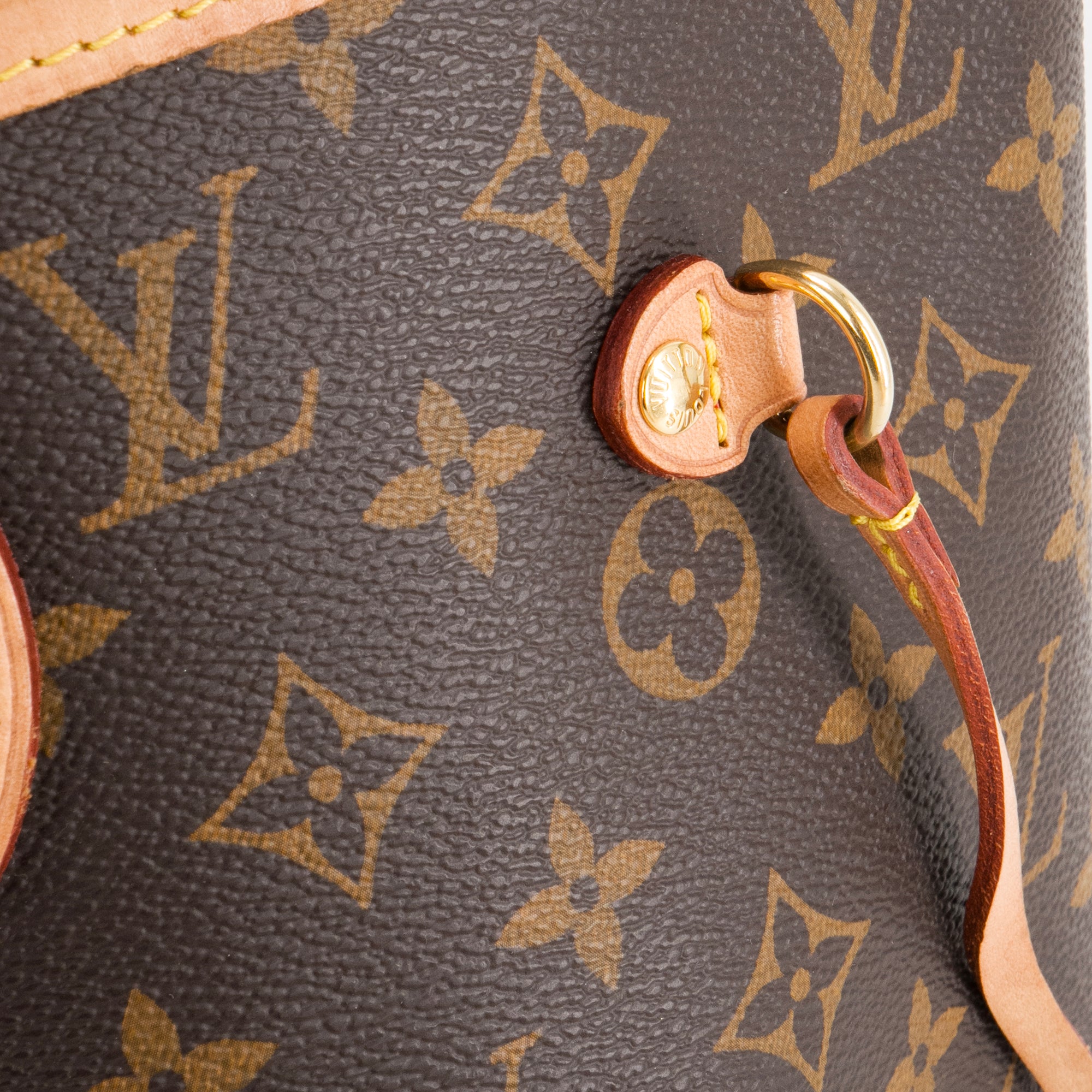 LOUIS VUITTON - Sac cabas Neverfull MM Louis Vuitton en toile enduite monogrammée
