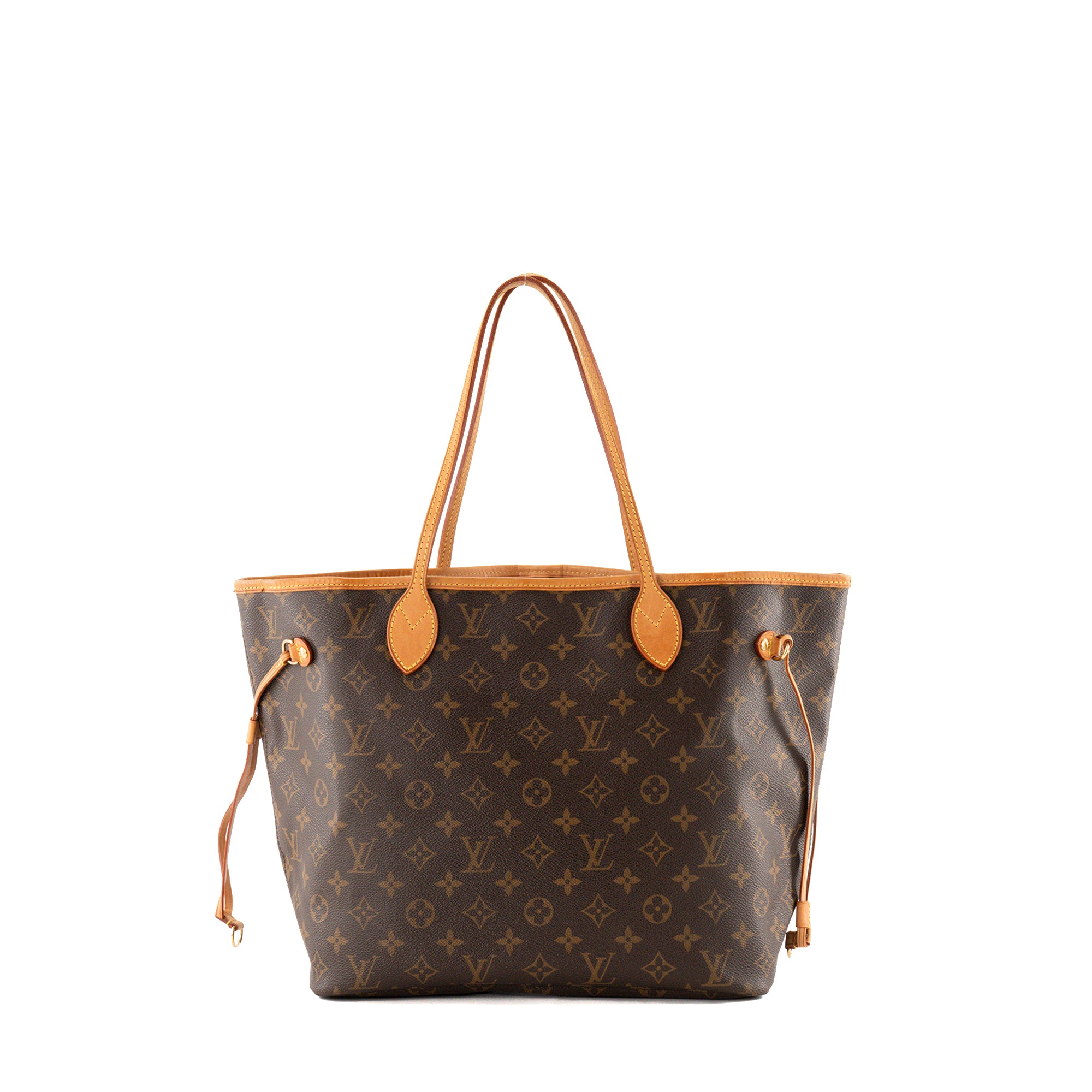LOUIS VUITTON - Sac cabas Neverfull MM Louis Vuitton en toile enduite monogrammée