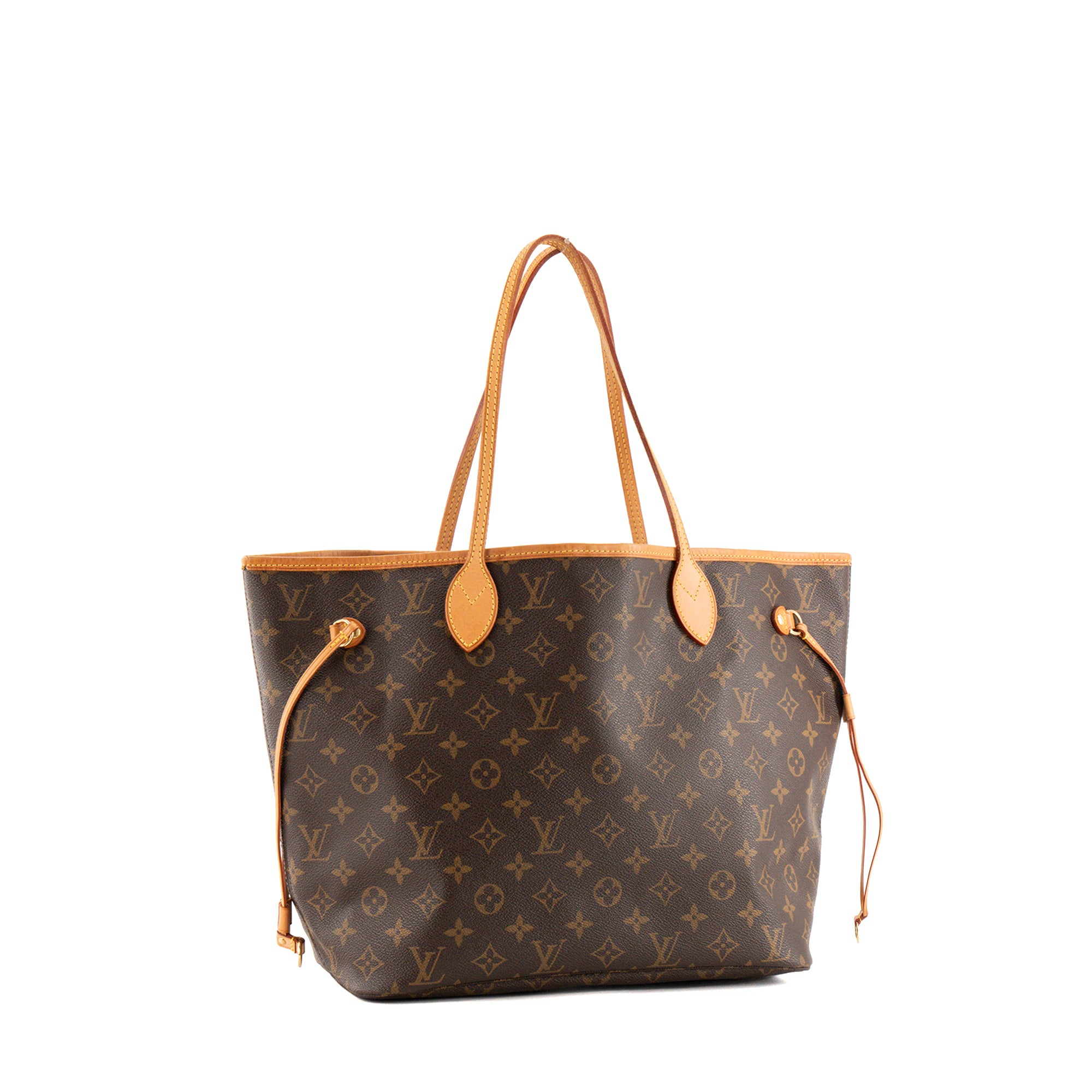 LOUIS VUITTON - Sac cabas Neverfull MM Louis Vuitton en toile enduite monogrammée