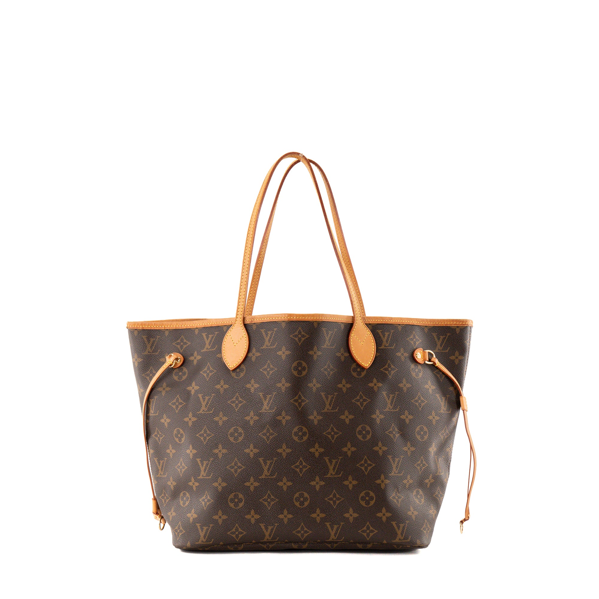 LOUIS VUITTON - Sac cabas Neverfull MM Louis Vuitton en toile enduite monogrammée